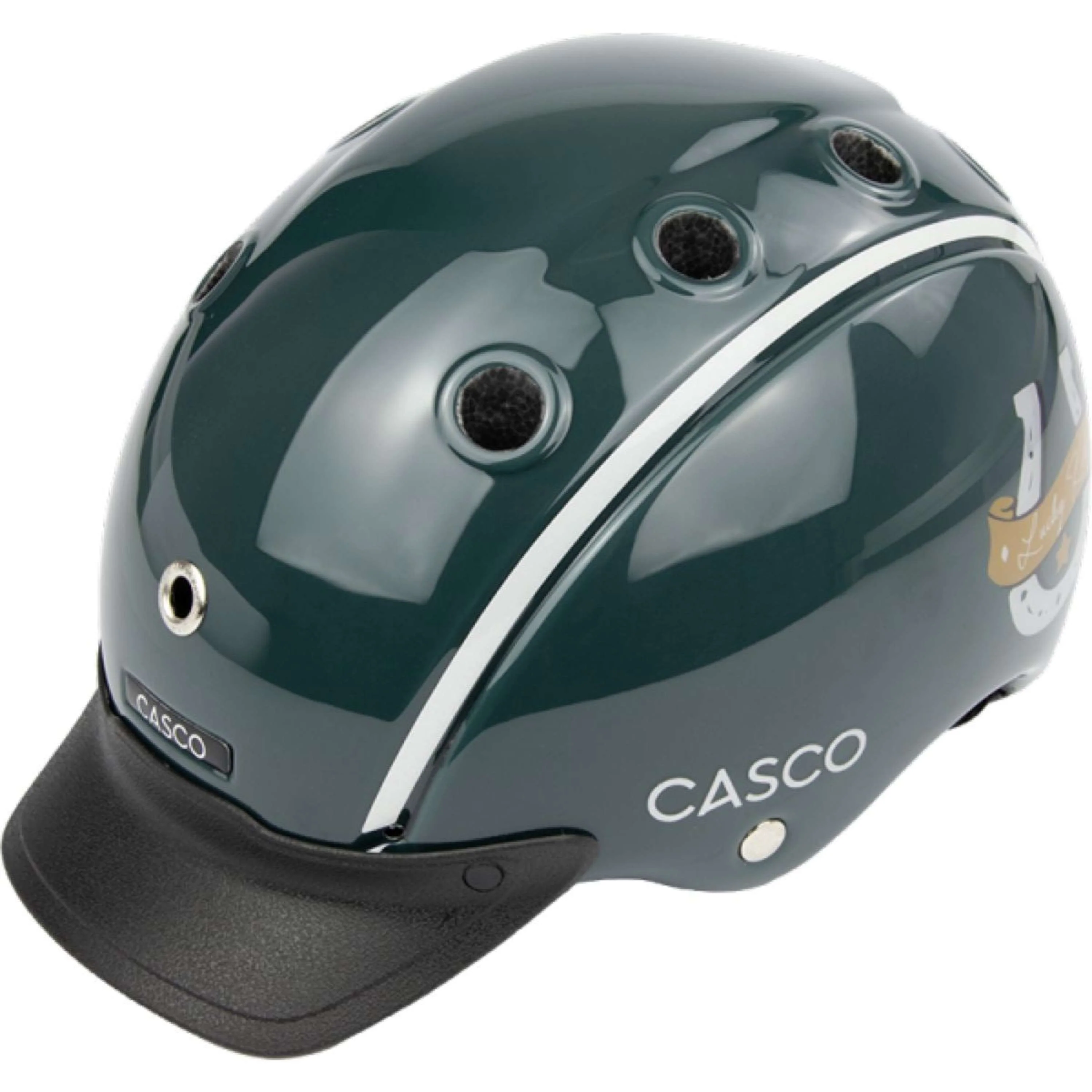 Casco Casco da Equitazione Nori Lucky Kid Smeraldo - Image 5