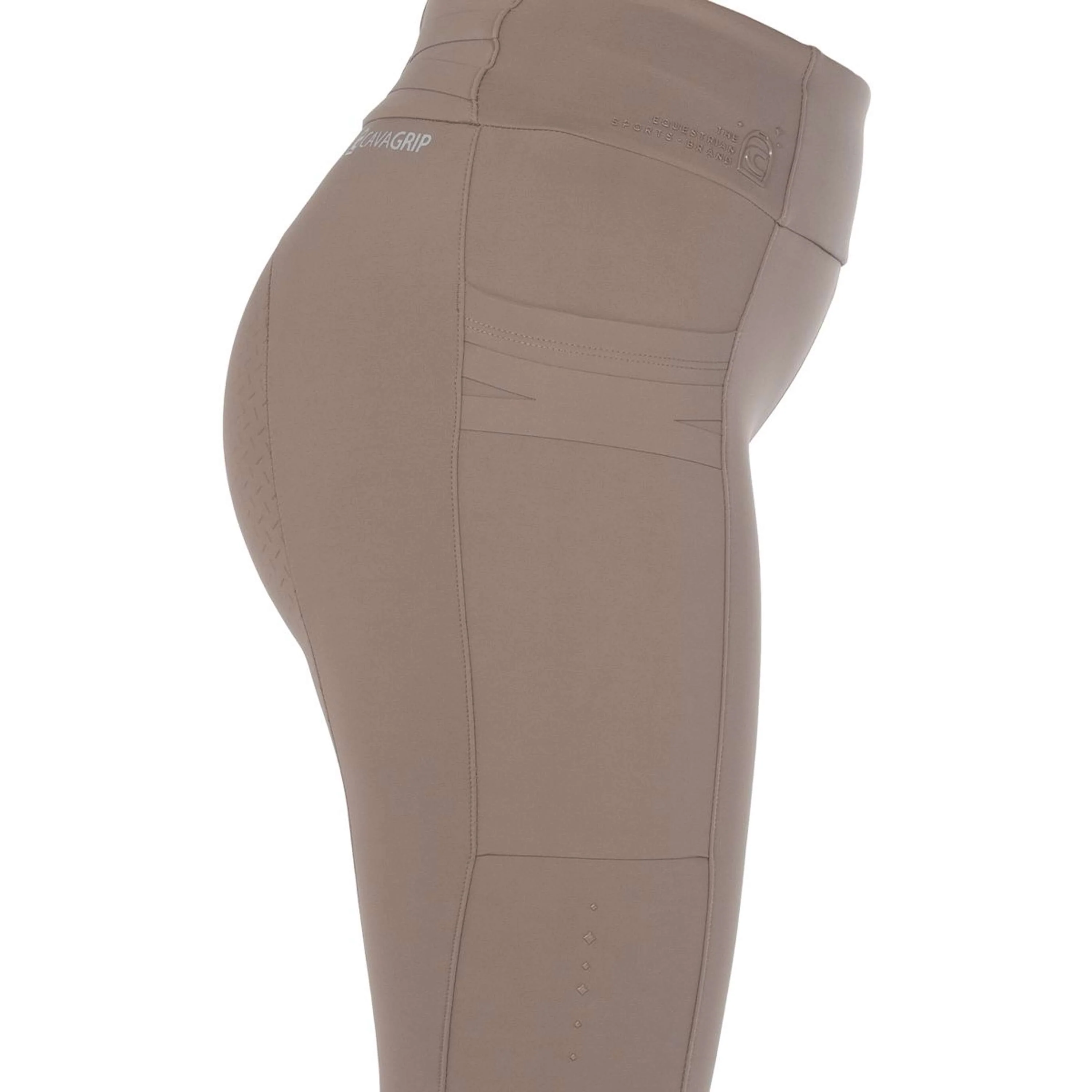Cavallo Leggings da Equitazione CavalLove Grip RL Full Grip Mocha Latte - Image 5