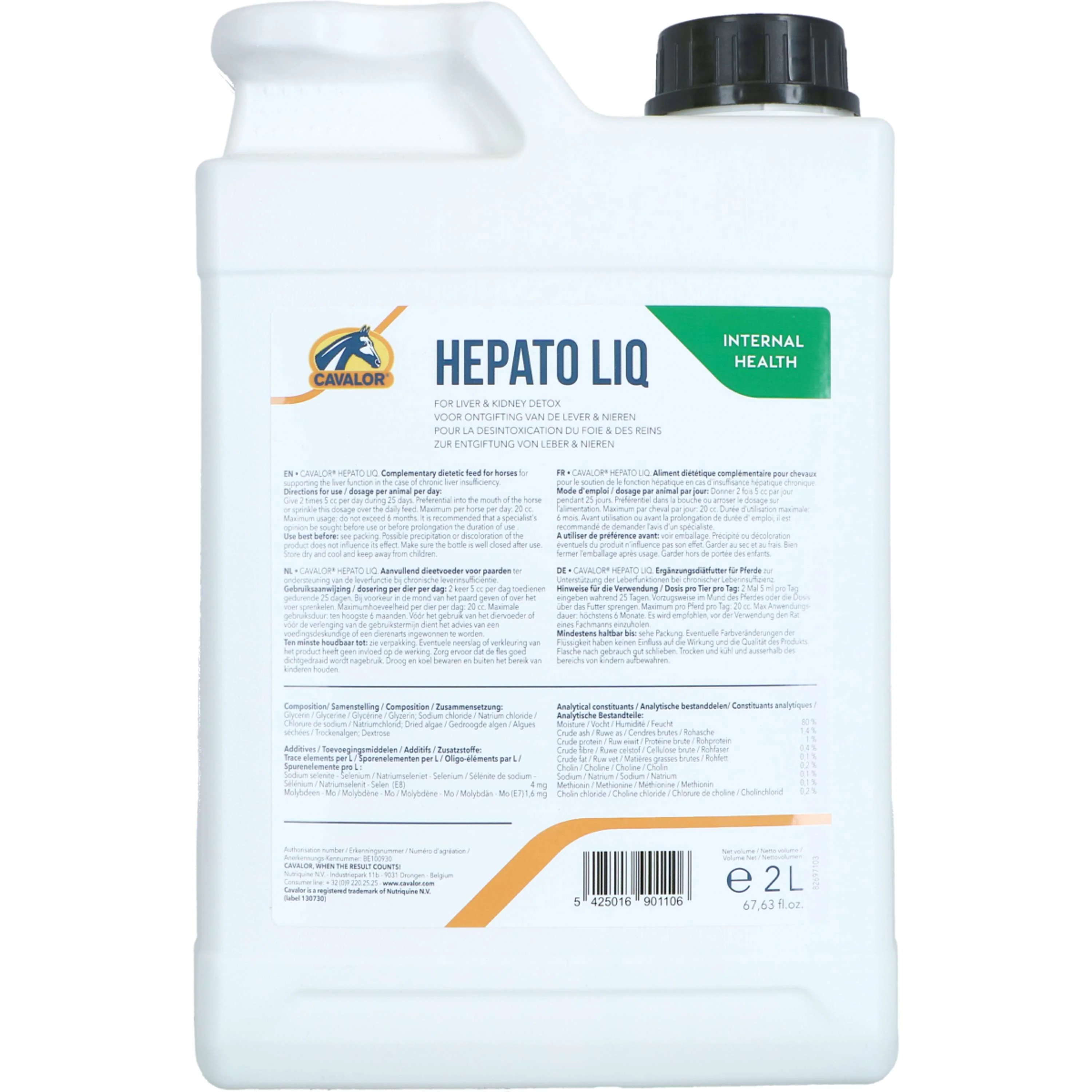 Cavalor Mangime Dietetico Hepato Liq - Image 3