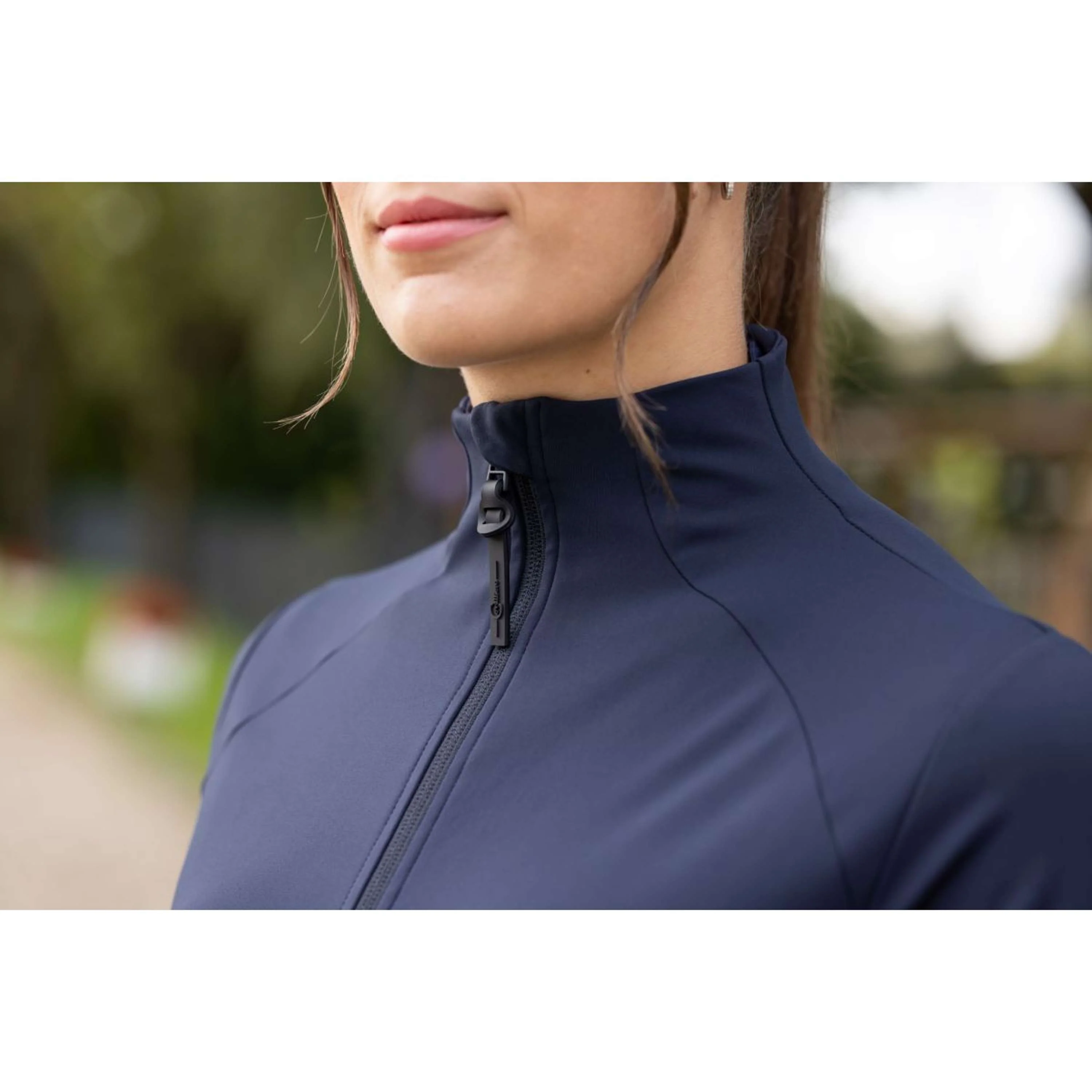Covalliero Felpa con cappuccio e zip Active Dark Navy - Image 4
