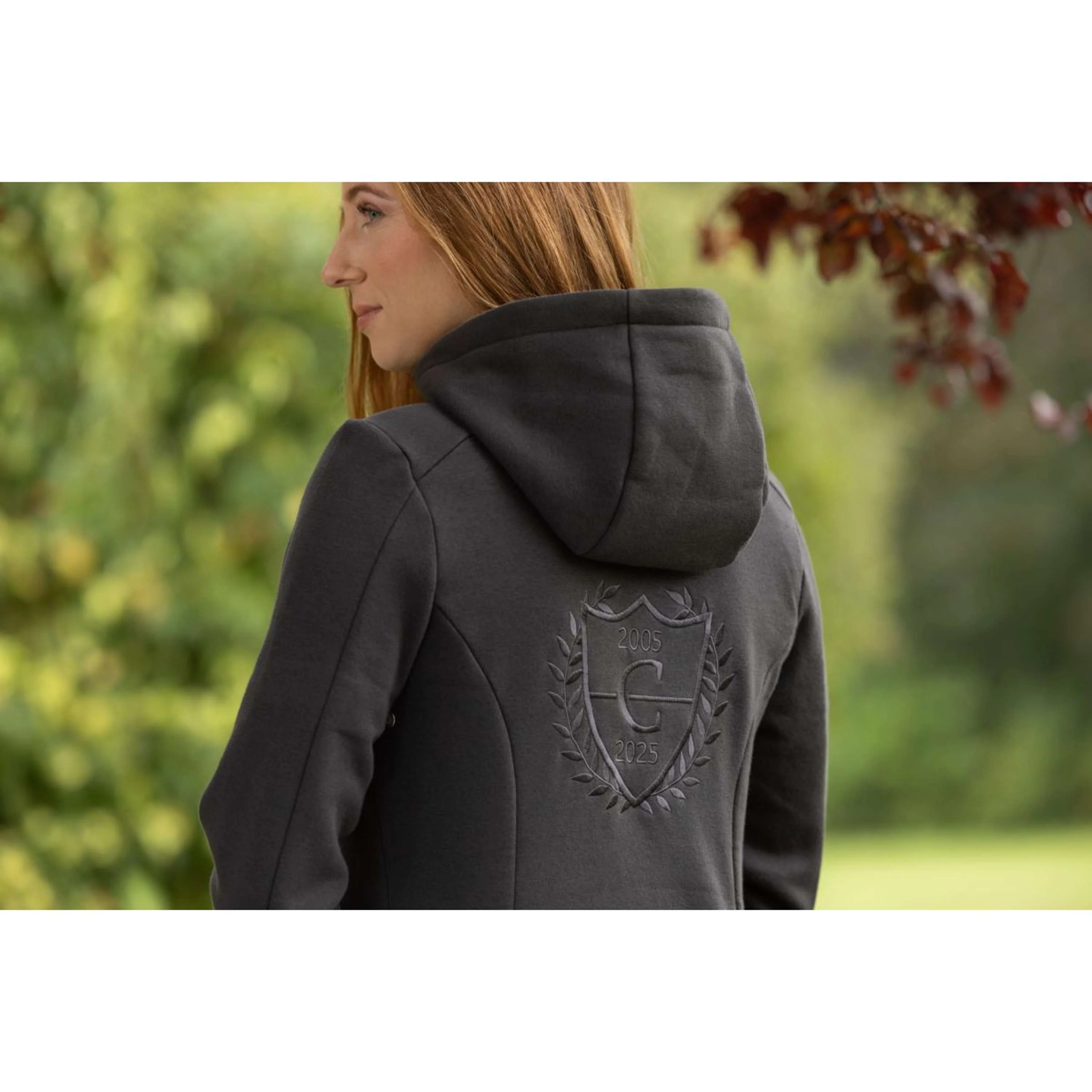 Covalliero Felpa con cappuccio e zip Anniversary Graphite - Image 4