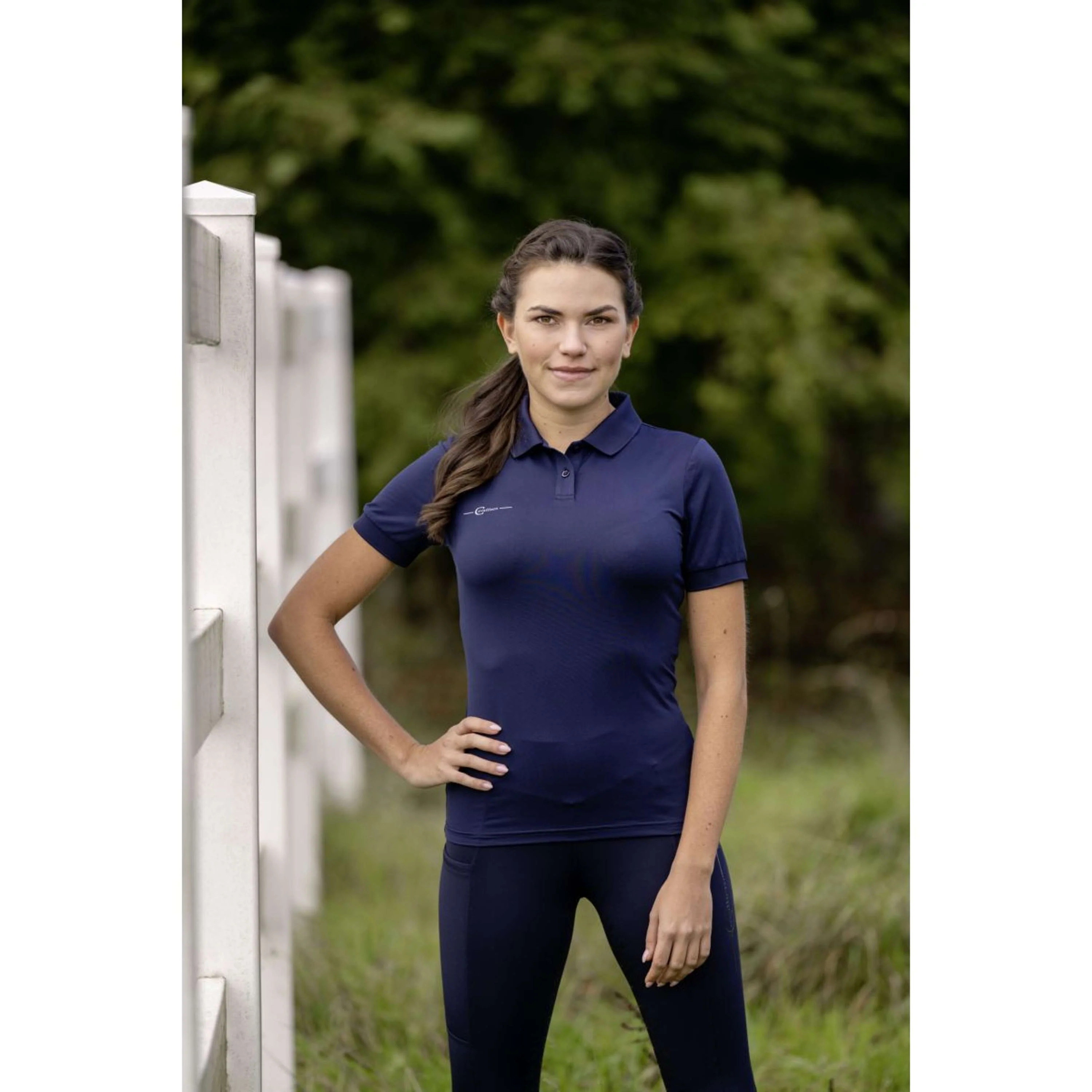 Covalliero Poloshirt Donne Navy - Image 3