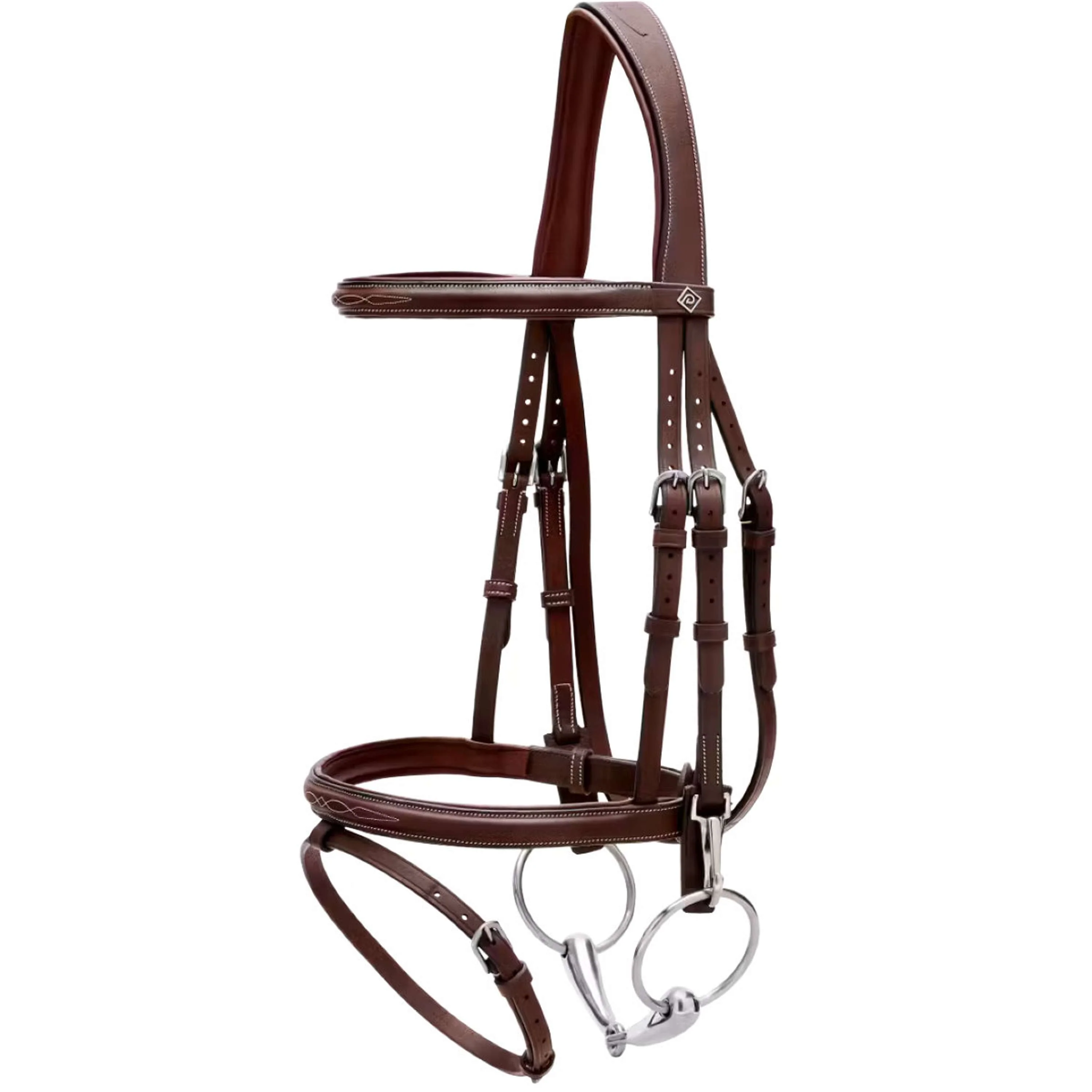 Dyon Briglia Flash con Clips Marrone