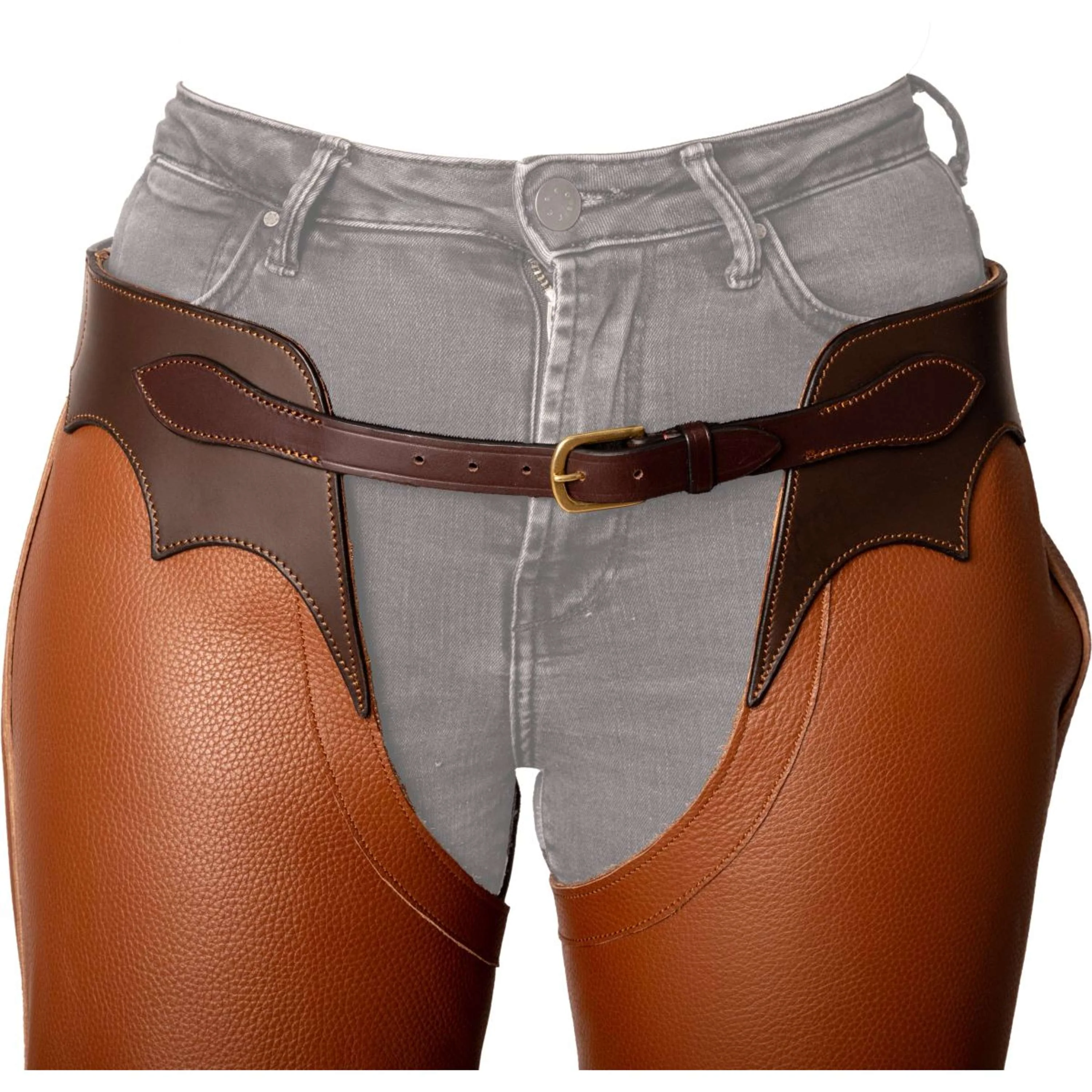 Dyon Chaps lunghi in Pelle Standard Cognac - Image 6
