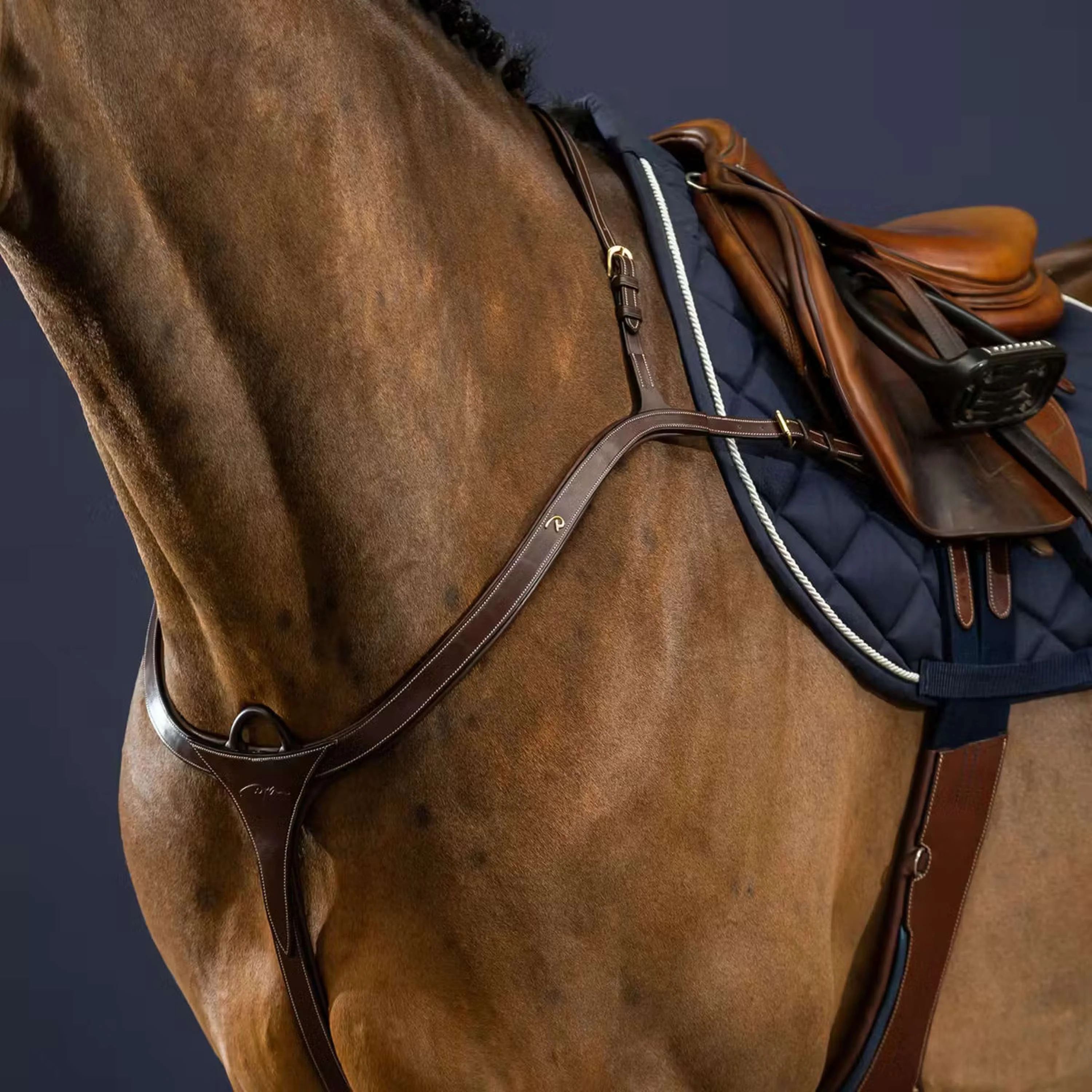 Dyon Pettorina Long Bridge Marrone/Ottone - Image 3