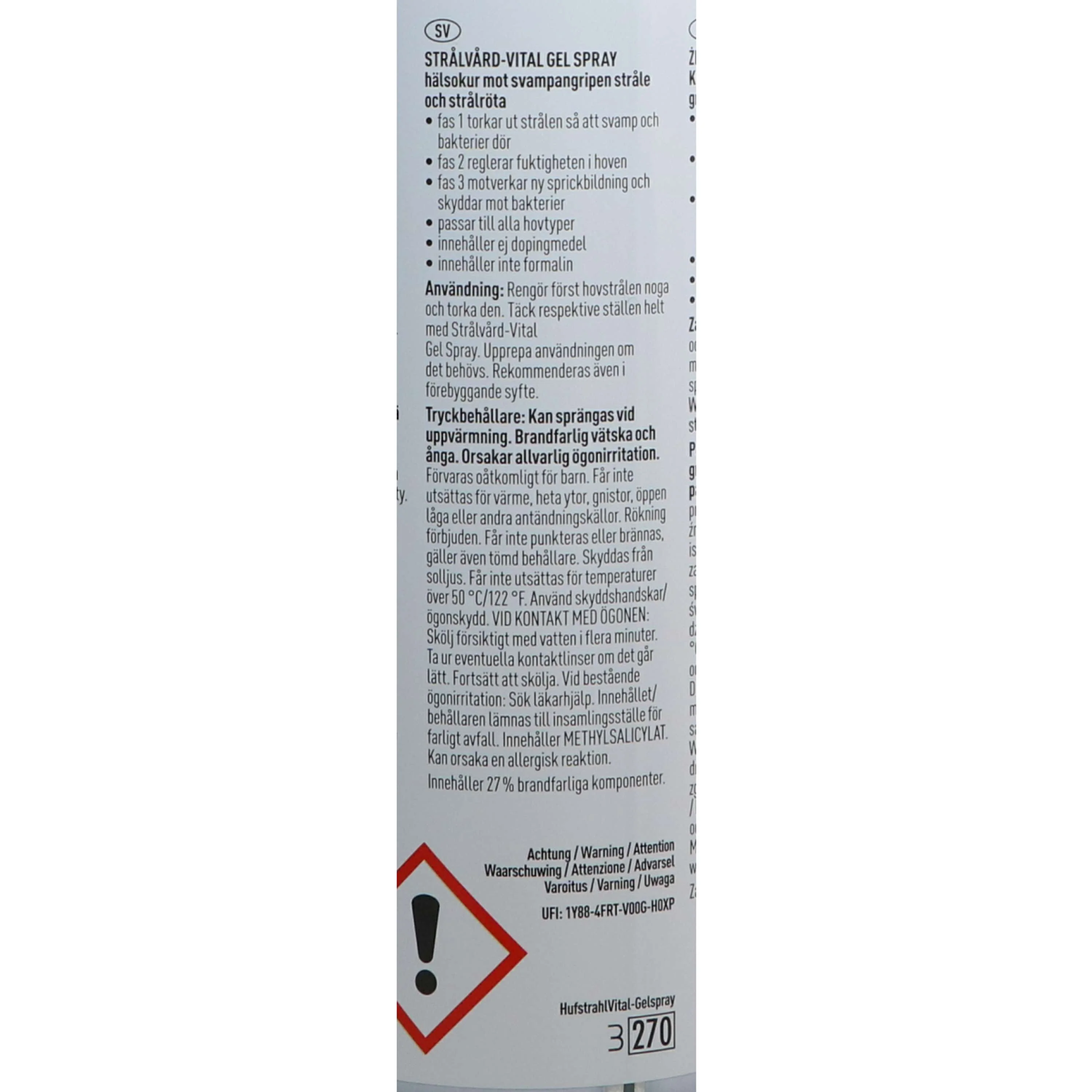 Effol Spray gel per fettone HoofstraalVital - Image 7