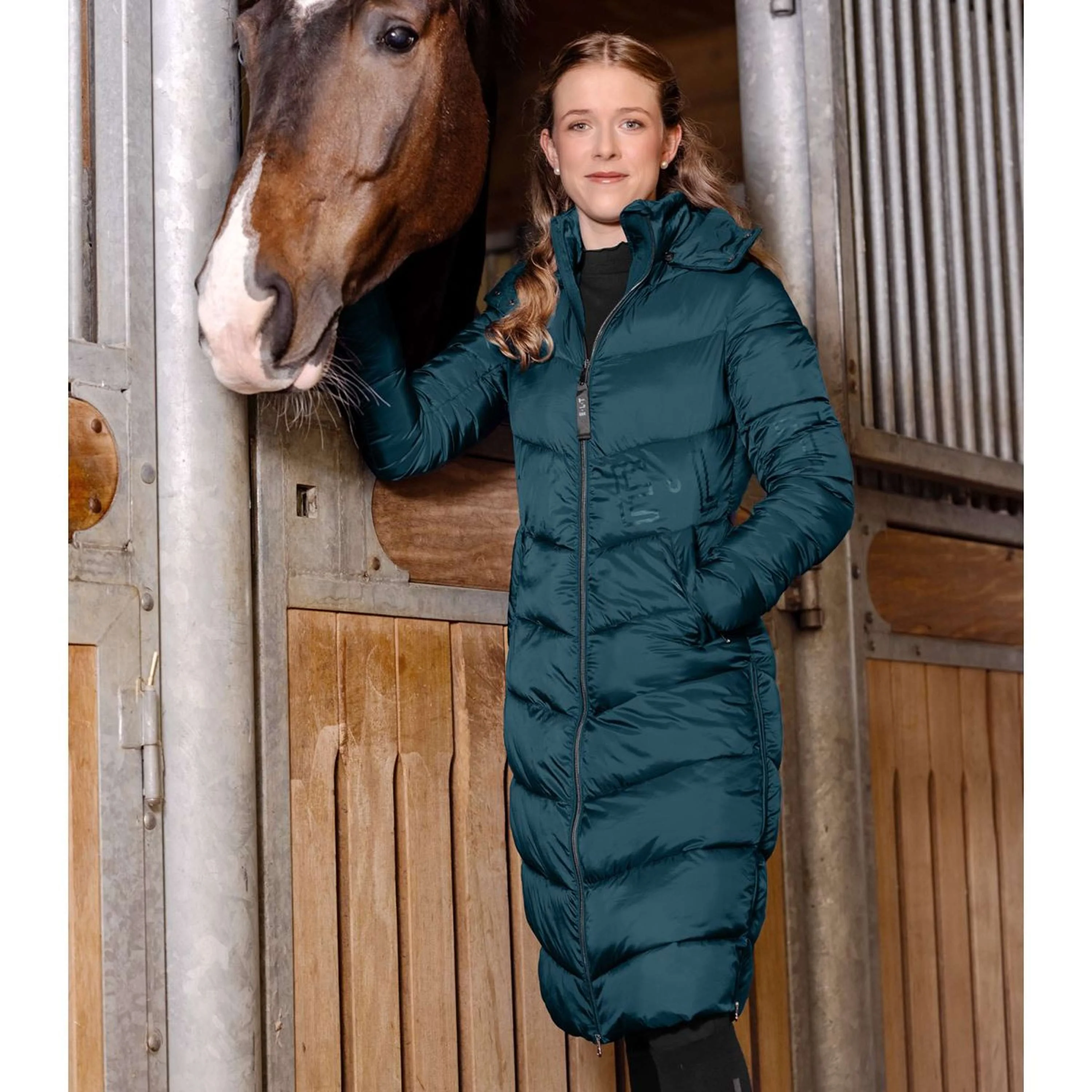 ELT Cappotto Lungo Oslo Petrol Blue - Image 2