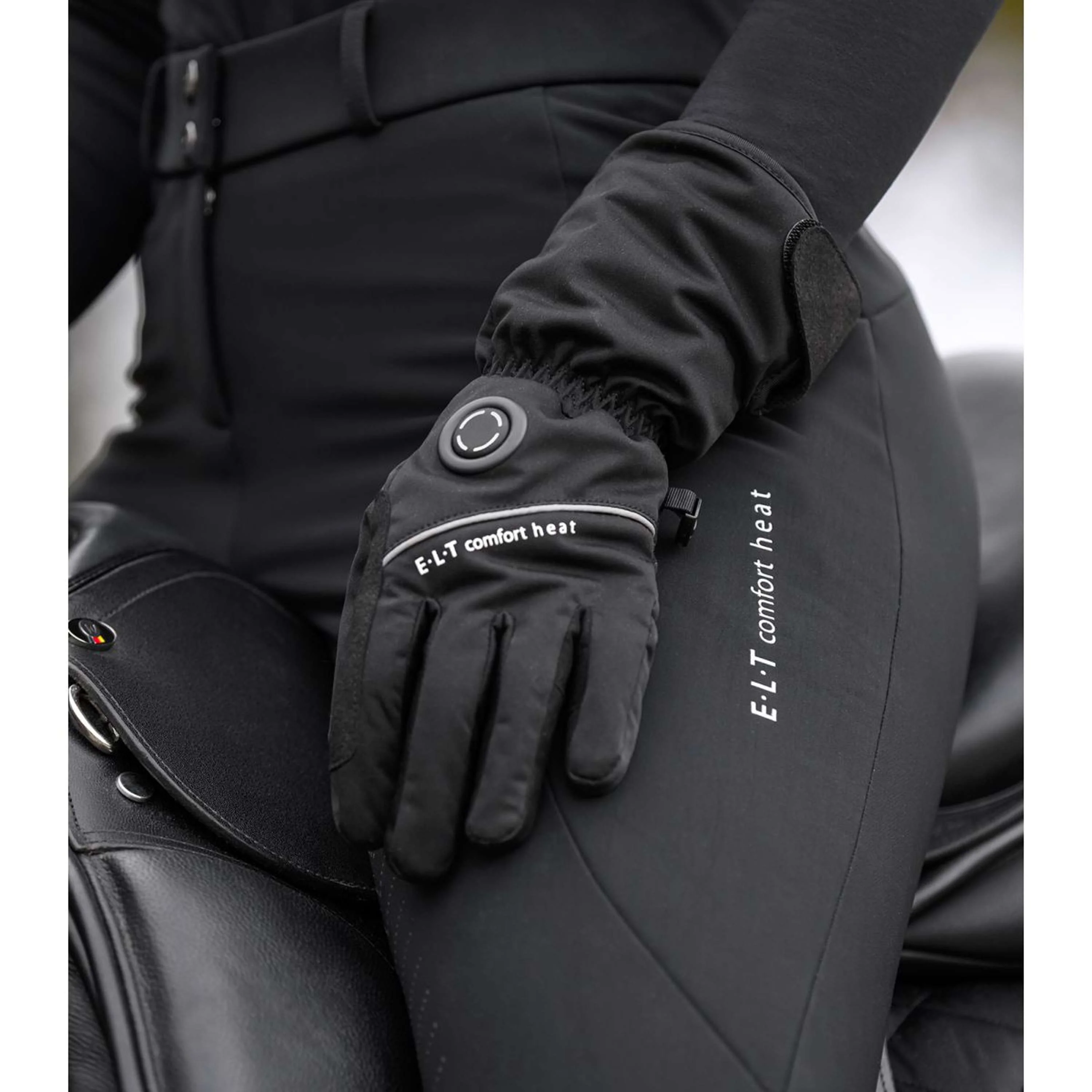 ELT Guanti da Equitazione Heated Comfort Nero - Image 2