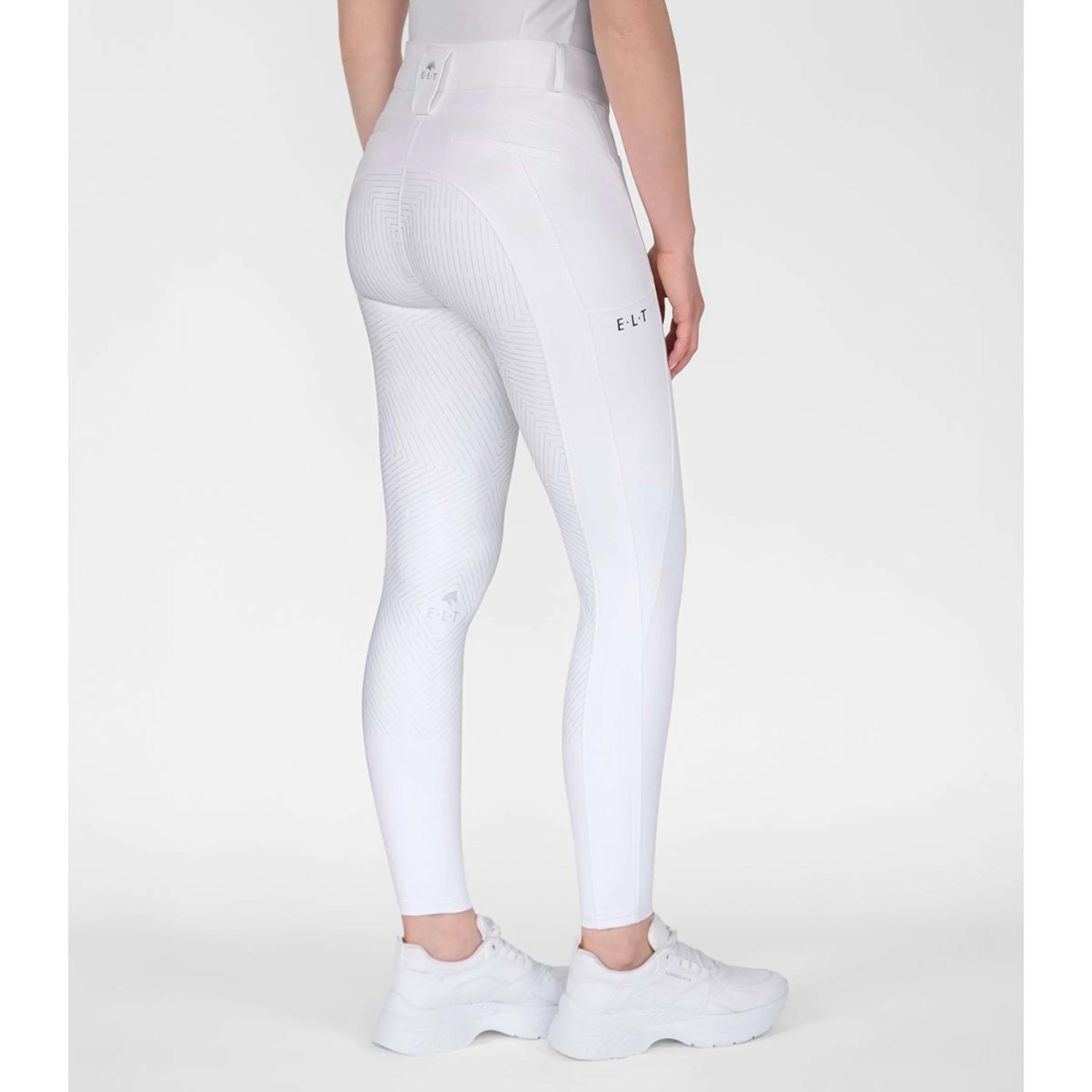 ELT Pantaloni da Equitazione Comfort Ride silicone Bianco - Image 2