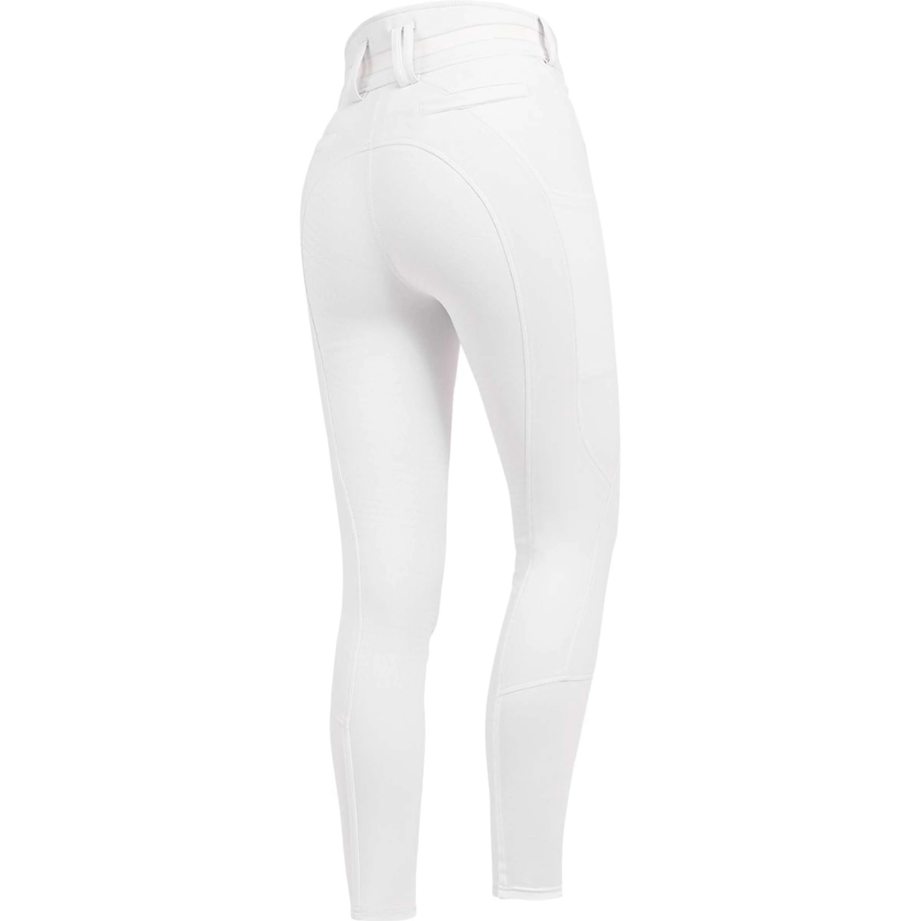 ELT Pantaloni da Equitazione Maja Glam Curved High Waist Bianco - Image 2