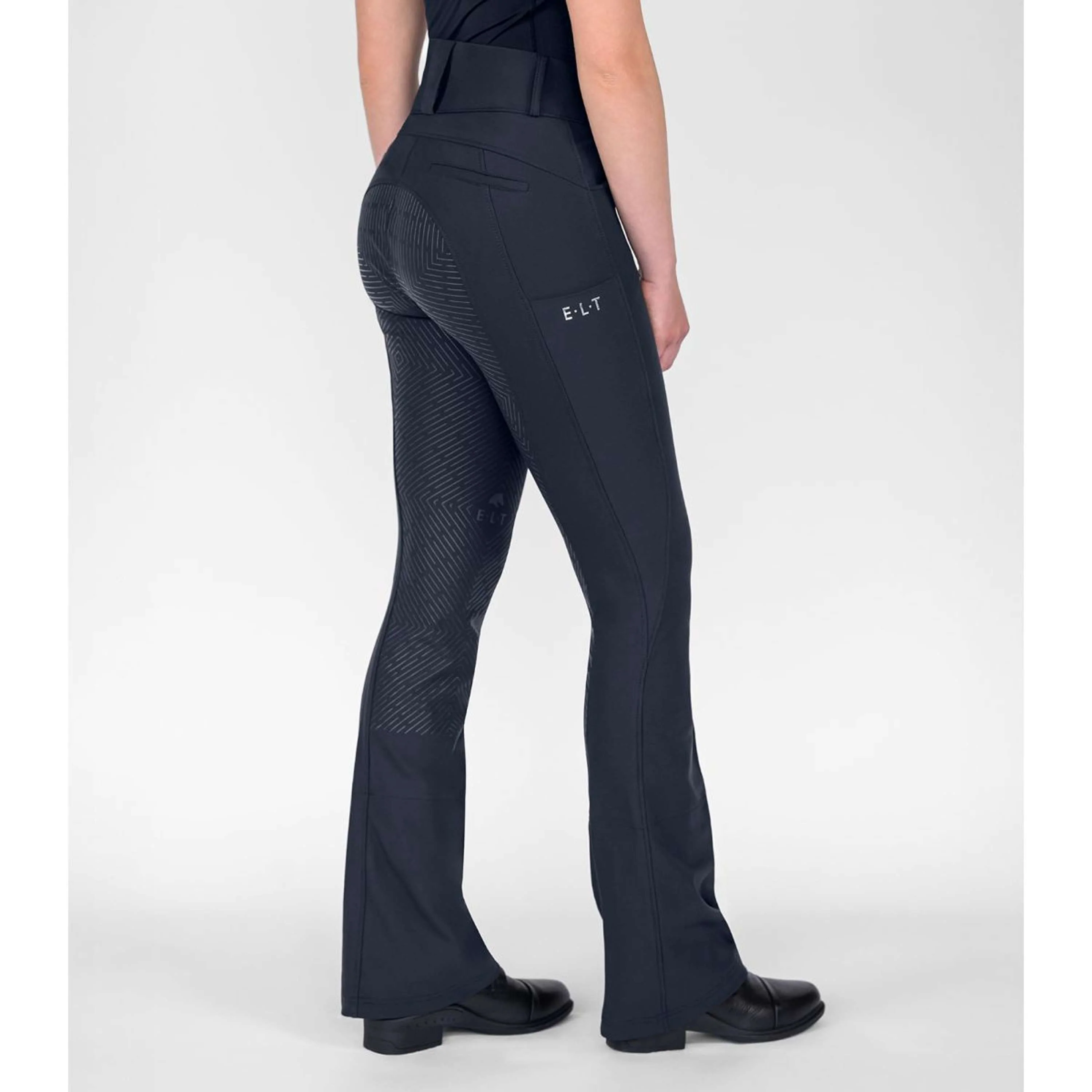 ELT Pantaloni Jodhpur Comfort Ride silicone Deep Blue - Image 2