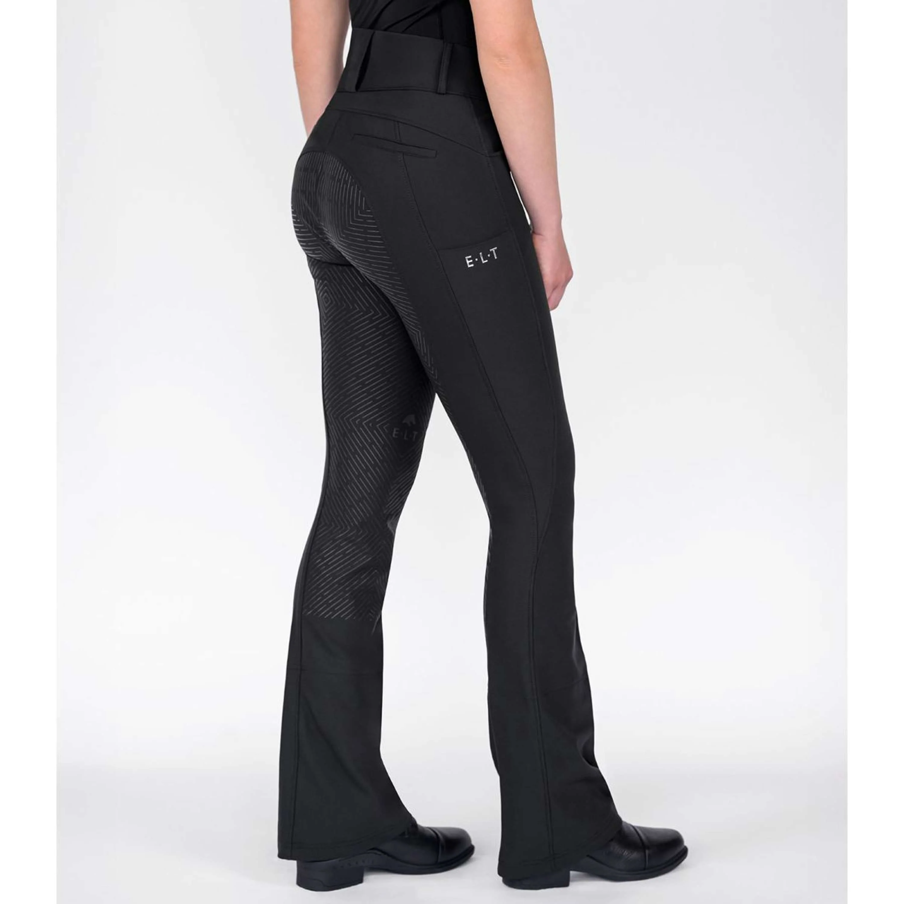 ELT Pantaloni Jodhpur Comfort Ride silicone Nero - Image 3