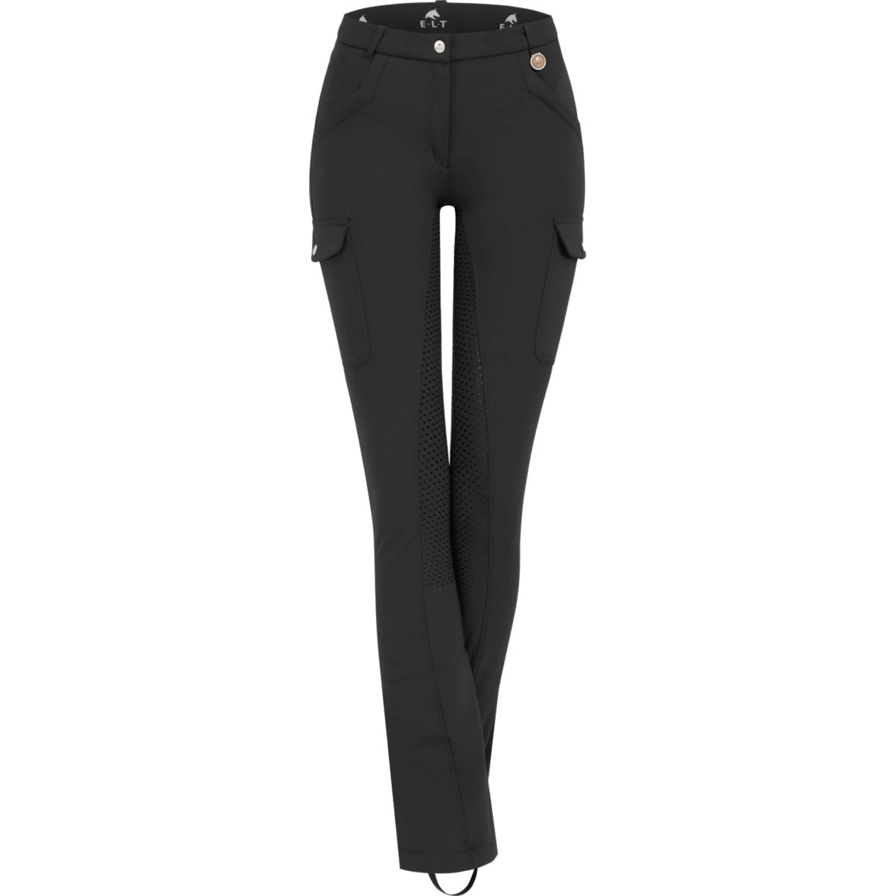 ELT Pantaloni Jodhpur Micro Cargo Nero - Image 2