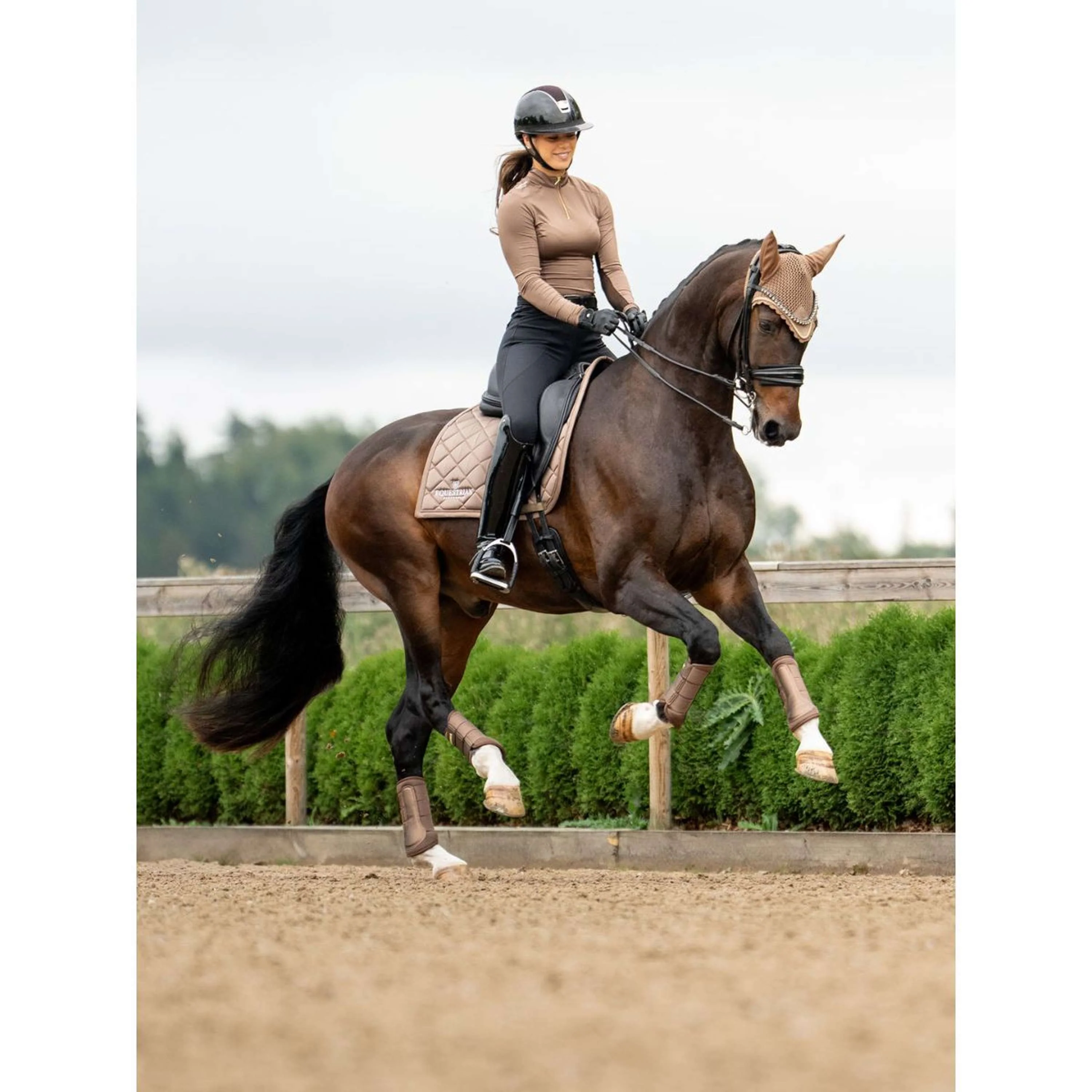Equestrian Stockholm Parastinchi Classic Mesh Champagne - Image 5