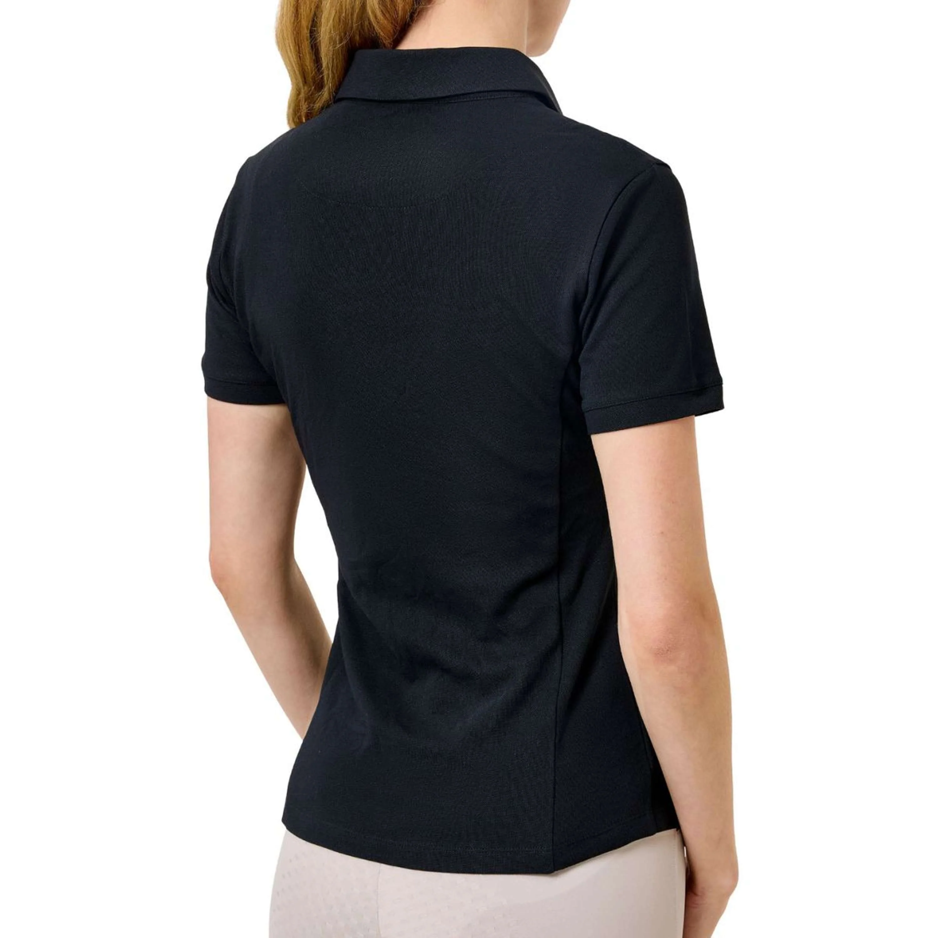 Equestrian Stockholm Poloshirt Zip Nero - Image 5