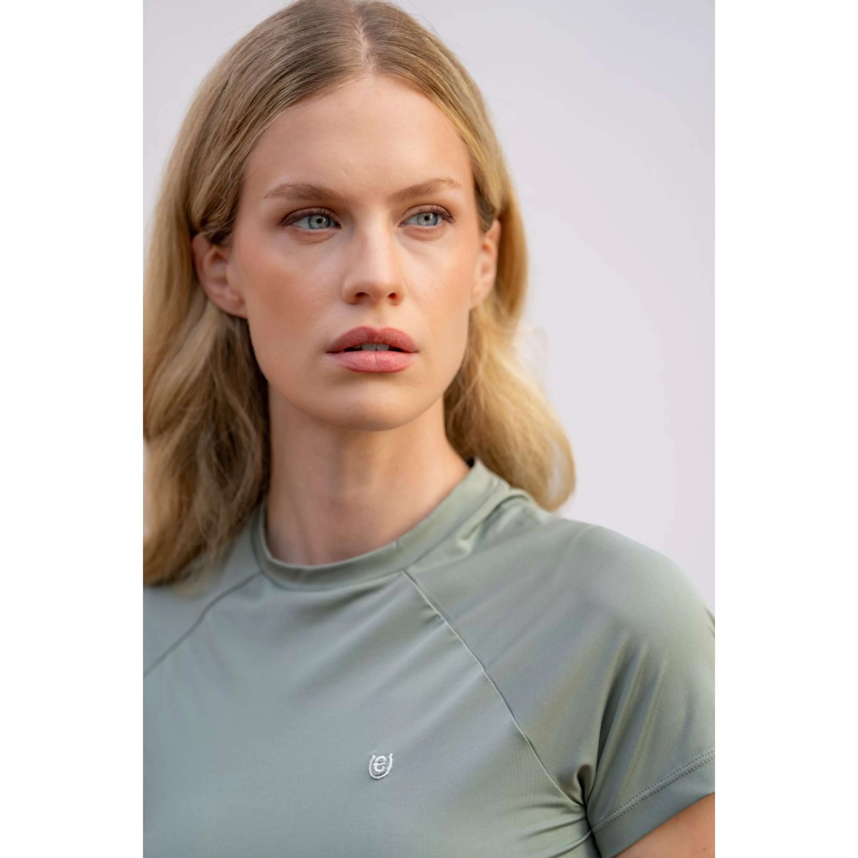 Equestrian Stockholm Maglietta Dynamic Short Sleeve Pistachio White - Image 5