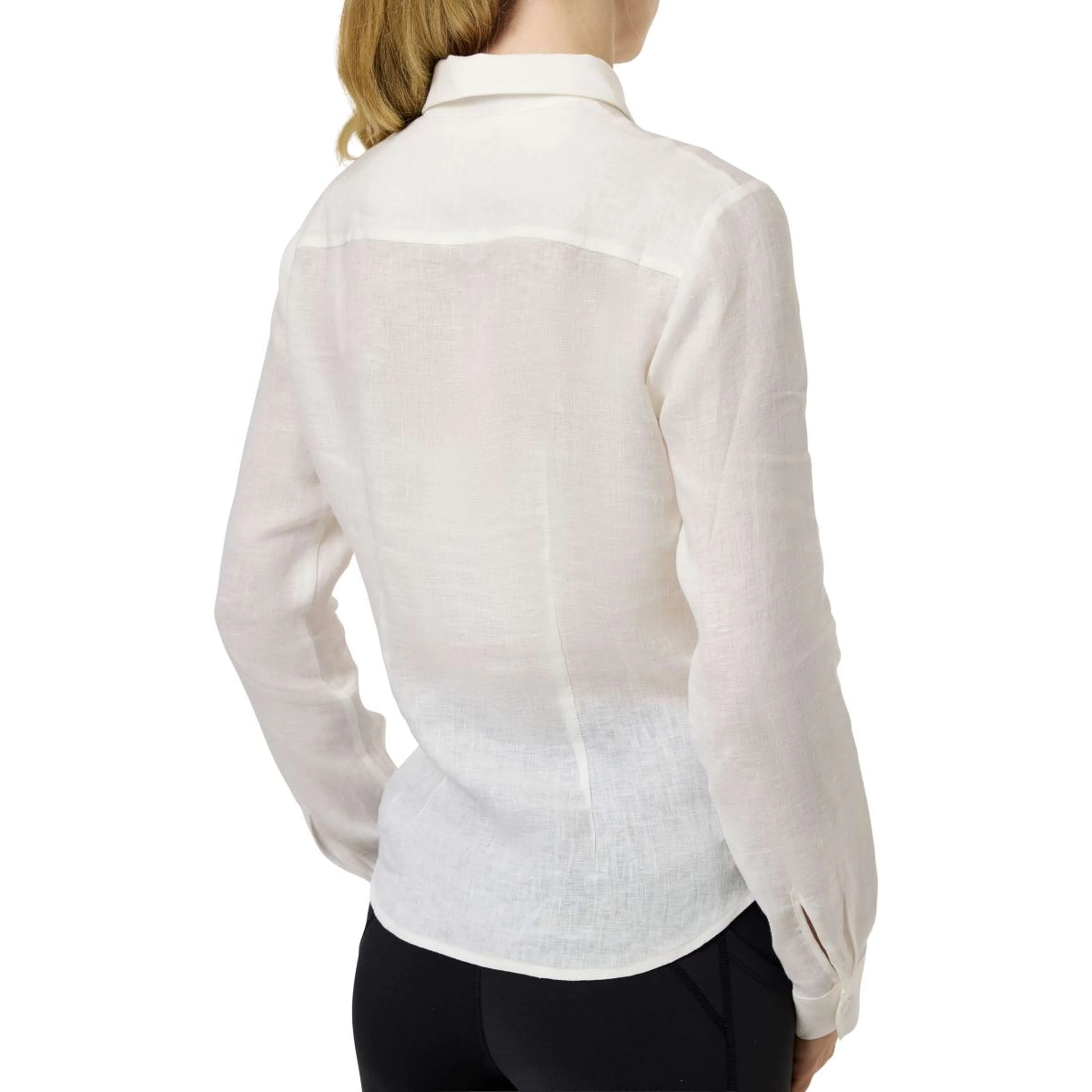 Equestrian Stockholm Maglietta Linen Bianco - Image 3