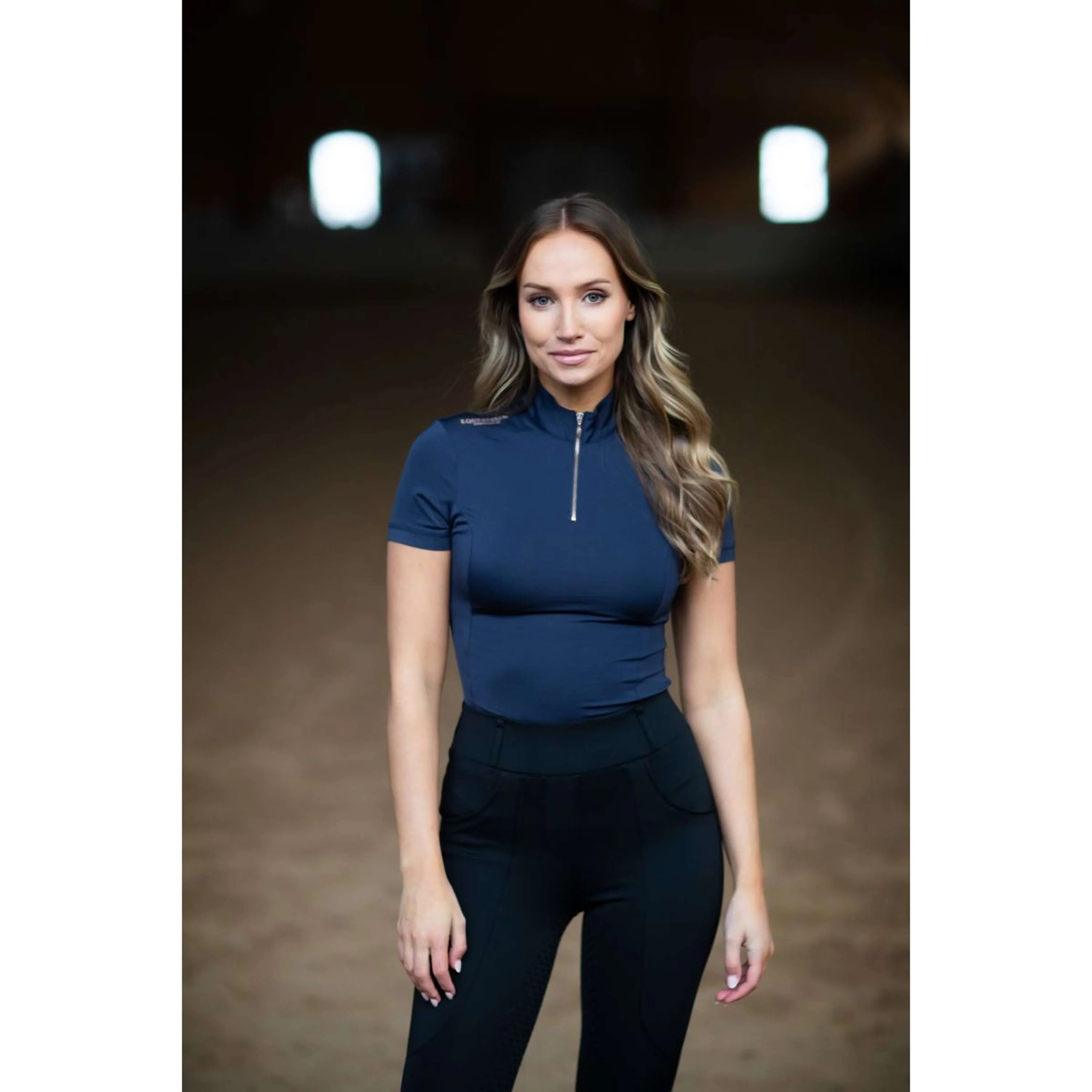 Equestrian Stockholm Maglietta UV Protection Blu notte - Image 2
