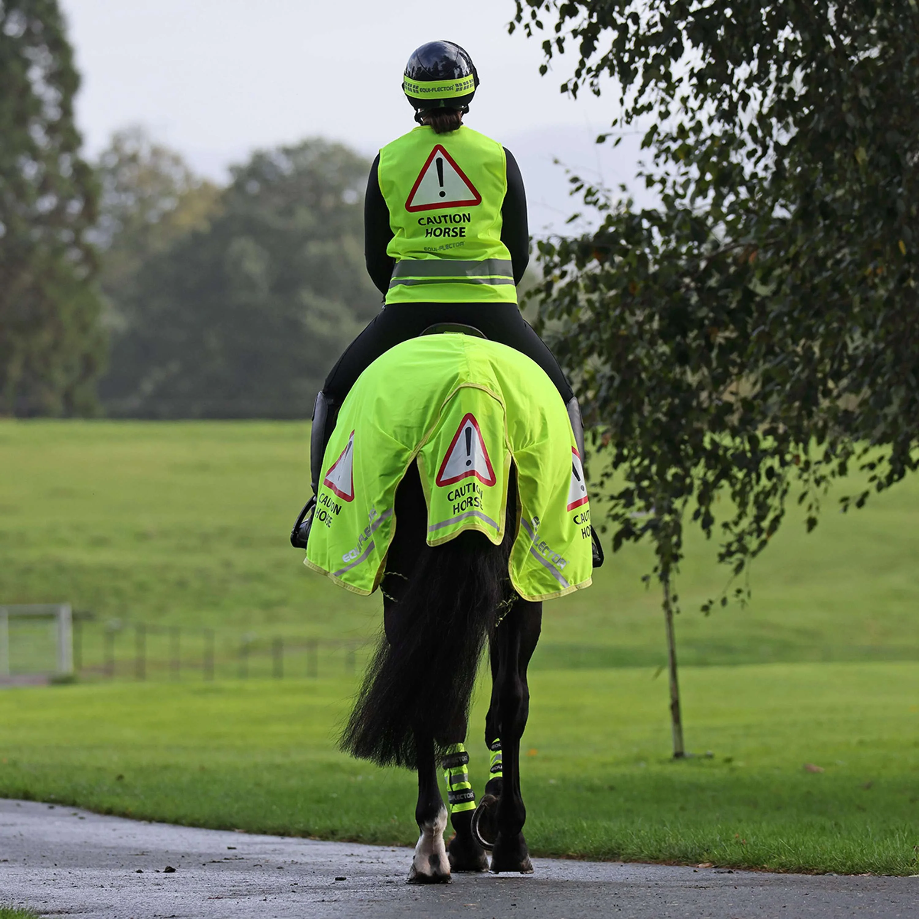 Equi-Flector by Shires Coperta da esercizio Giallo - Image 4