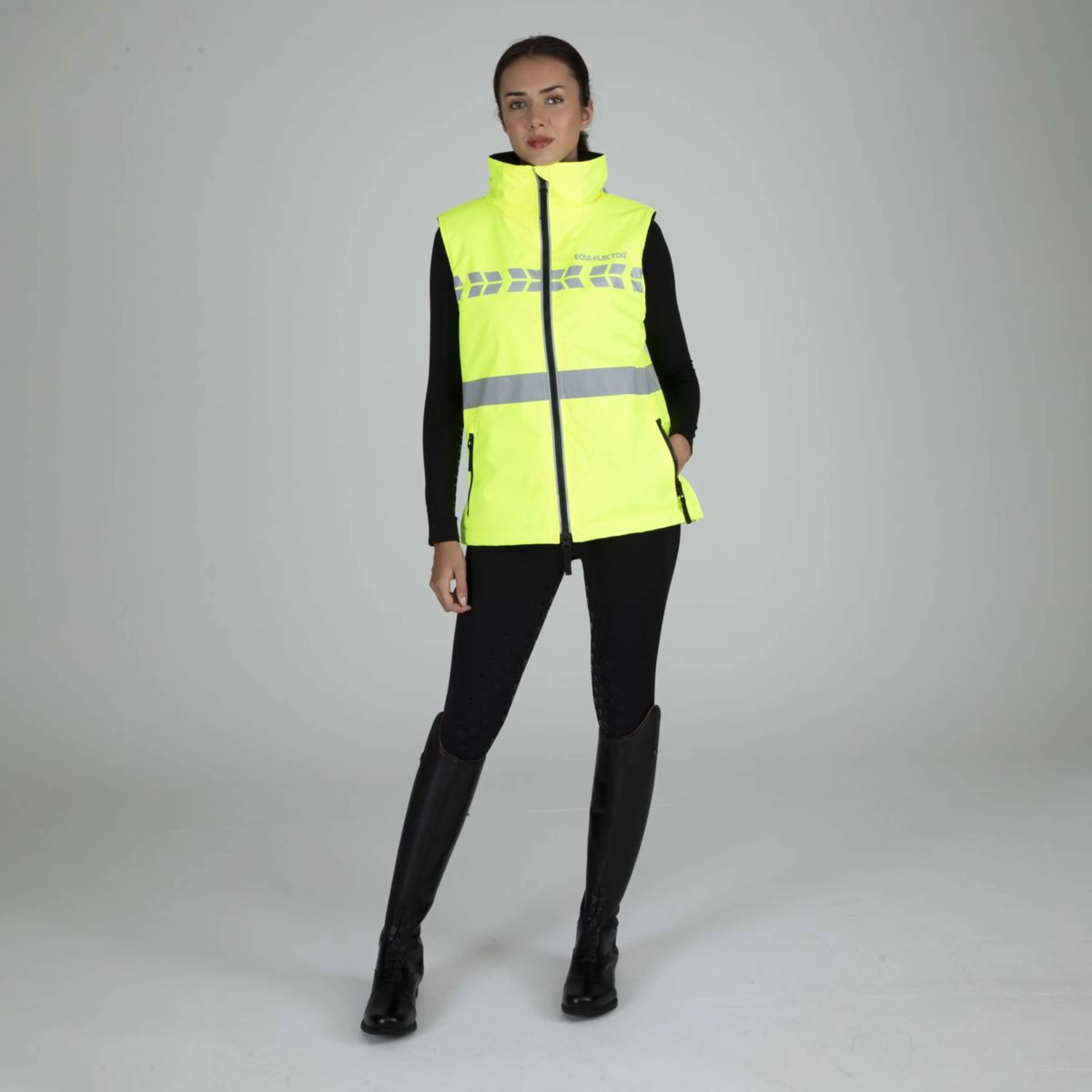 Equi-Flector by Shires Gilet Riflettente Giallo - Image 4