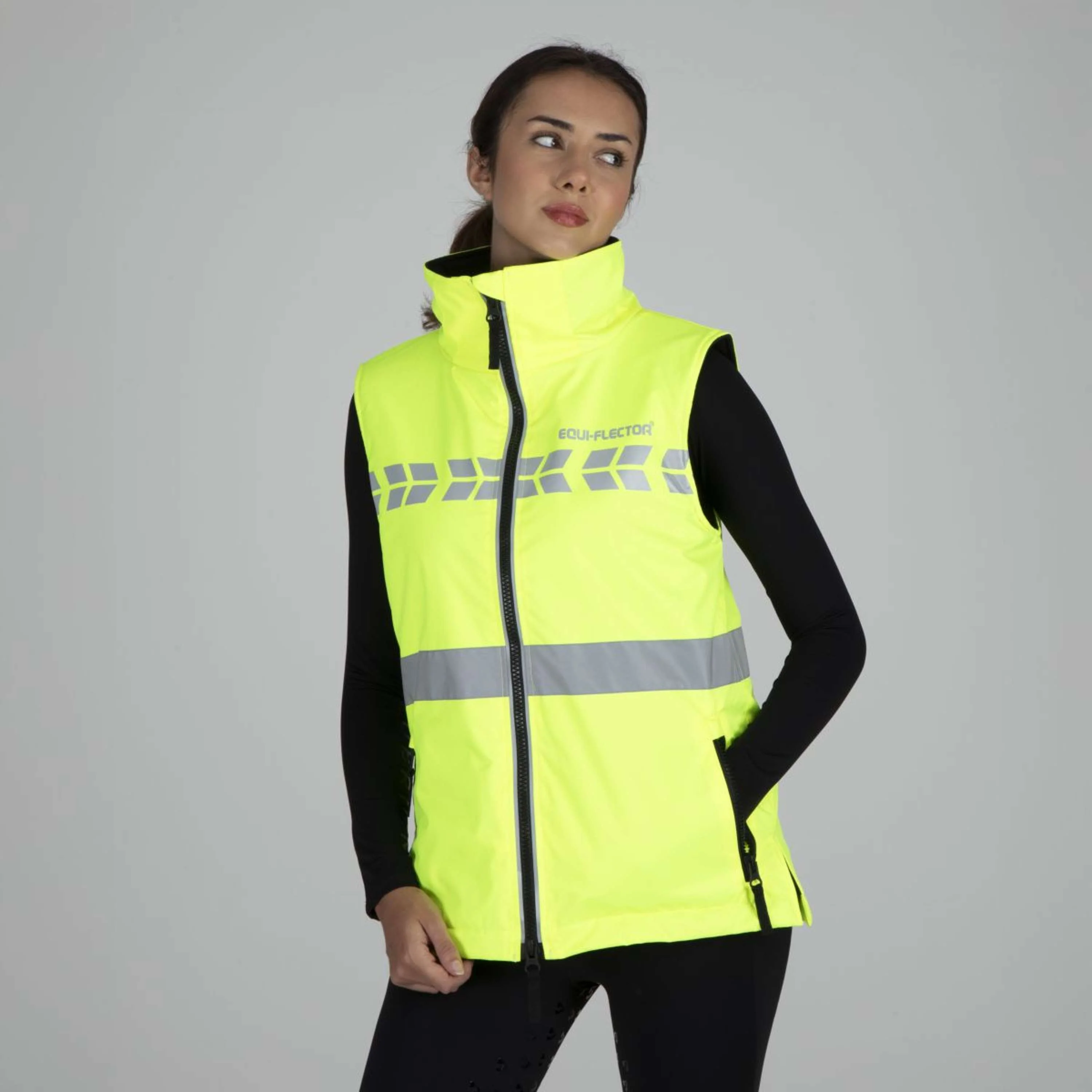 Equi-Flector by Shires Gilet Riflettente Giallo - Image 5