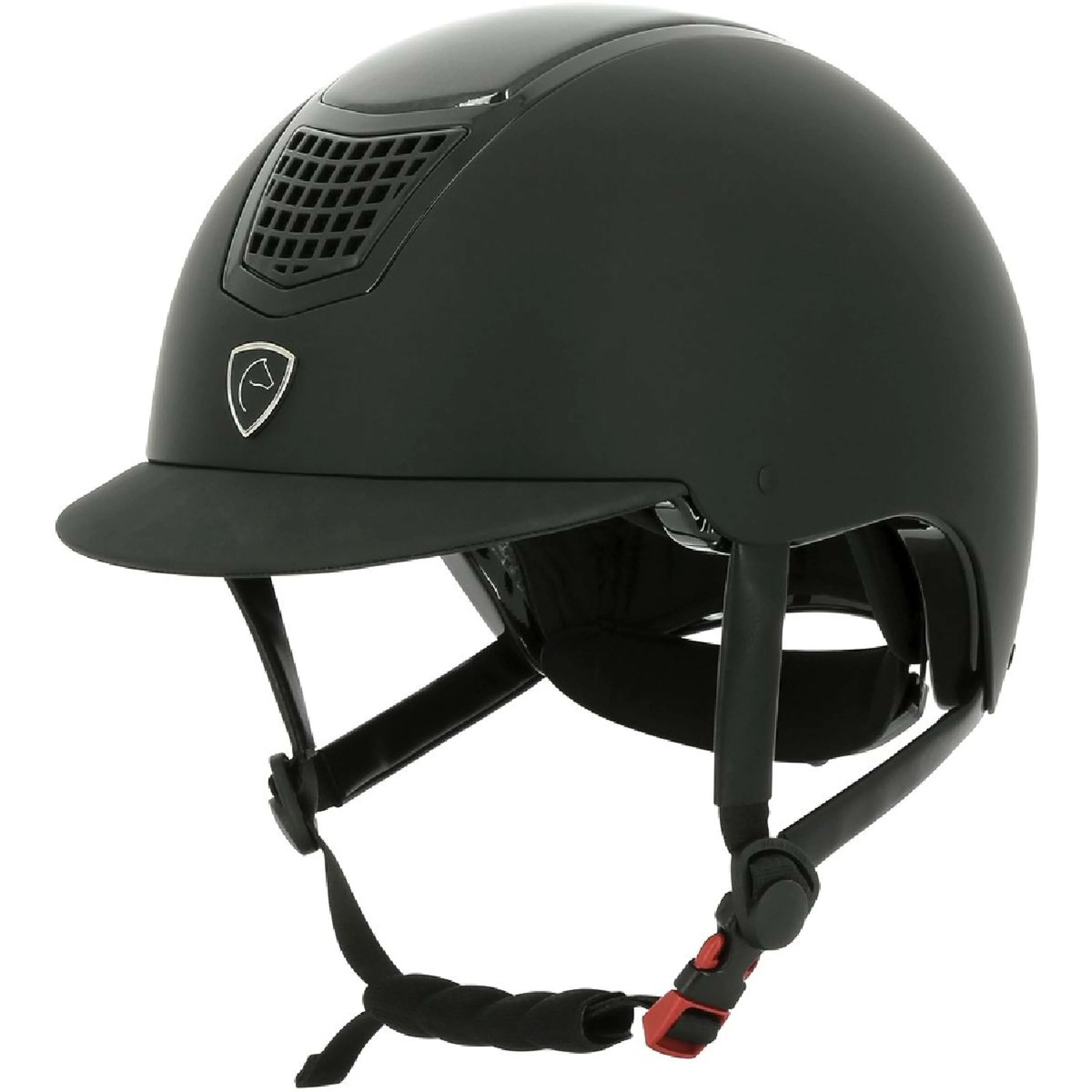 EQUITHÈME Casco da equitazione Airy Nero/Carbonio - Image 2