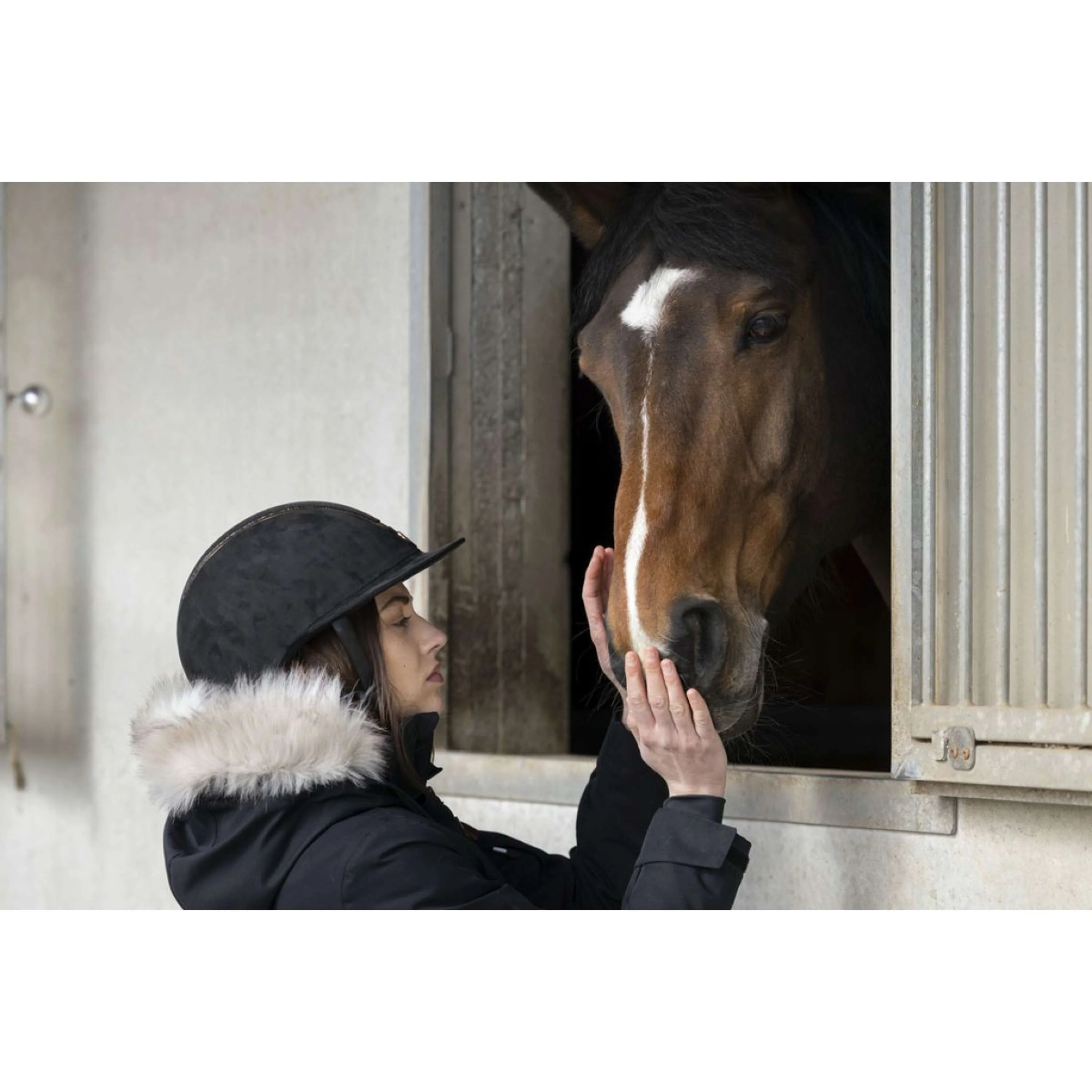 EQUITHÈME Casco da equitazione Glint Lamé Nero/Oro rosa - Image 9