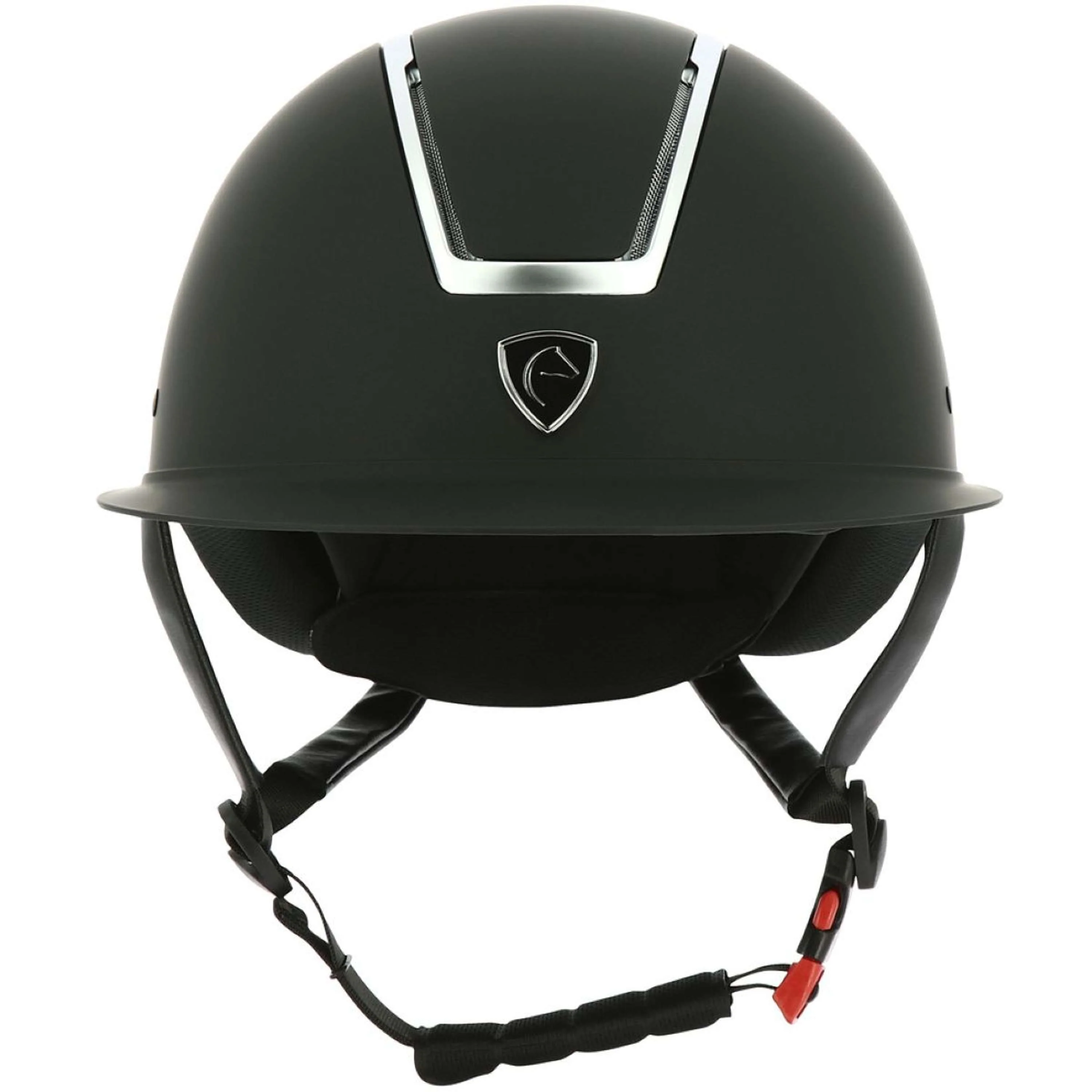 EQUITHÈME Casco da equitazione Glint Mat Nero Argento - Image 3