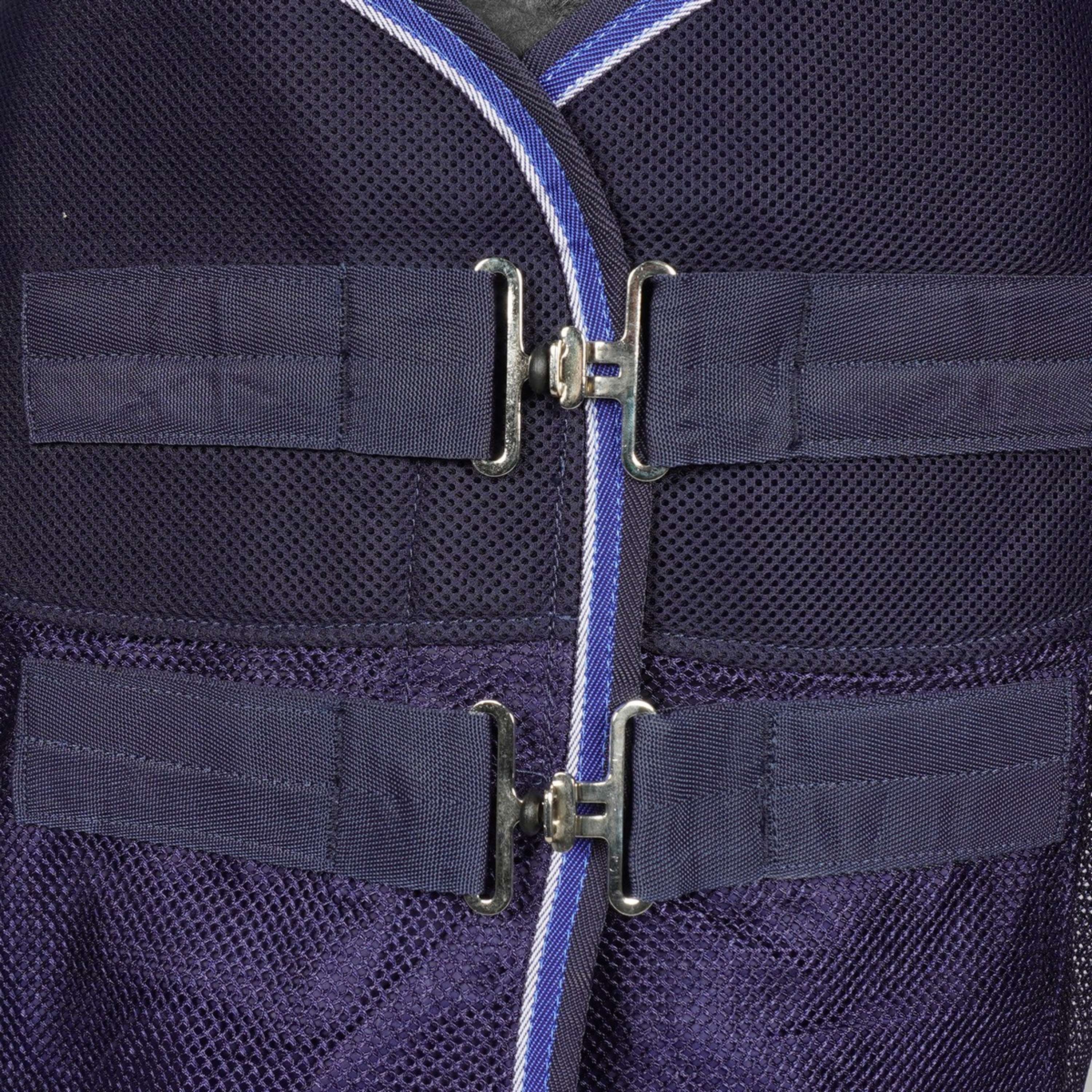 EQUITHÈME Coperta Antimosche Classic 3D Mesh Navy - Image 4