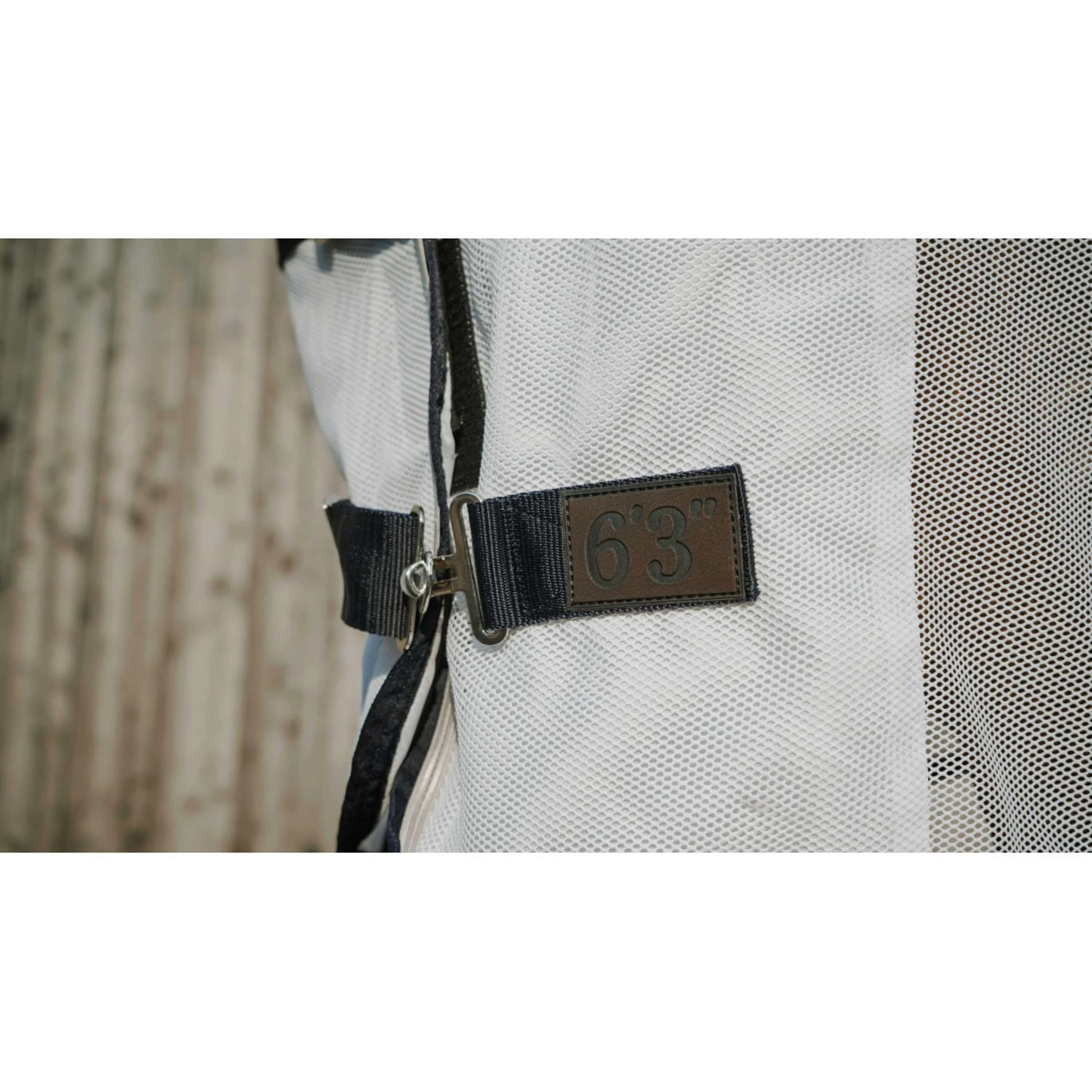 EQUITHÈME Coperta Antimosche Flycool Combo con collo Blu marino/bianco - Image 3