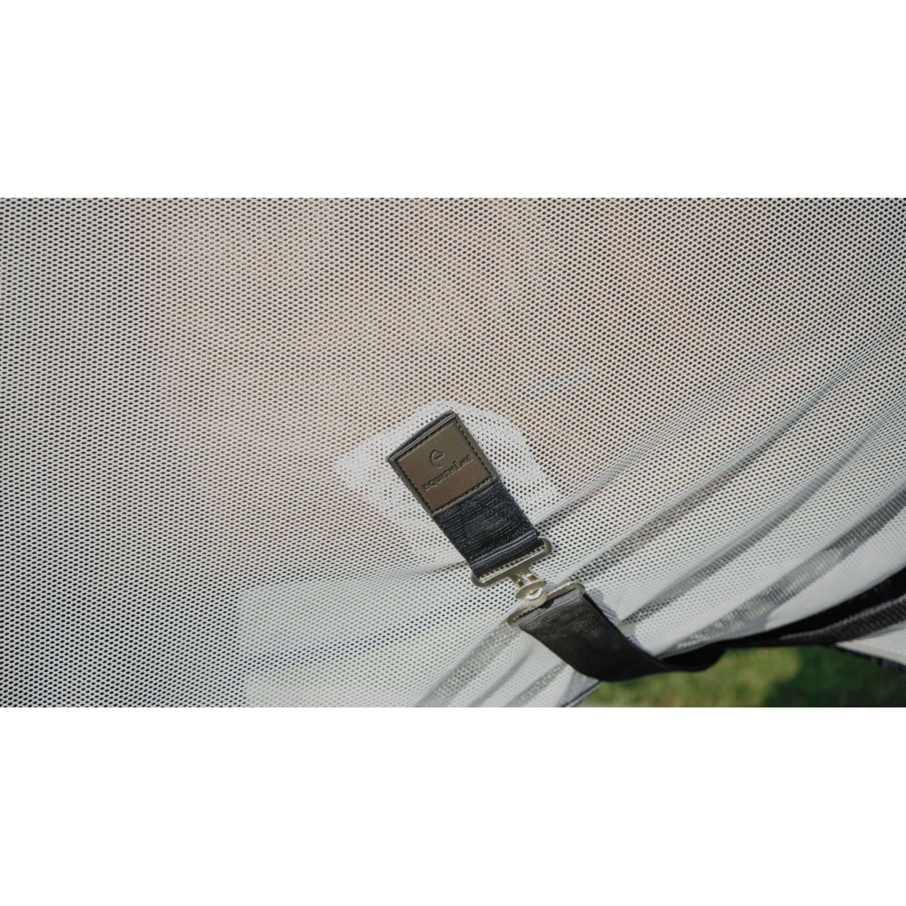 EQUITHÈME Coperta Antimosche Flycool Combo con collo Blu marino/bianco - Image 4
