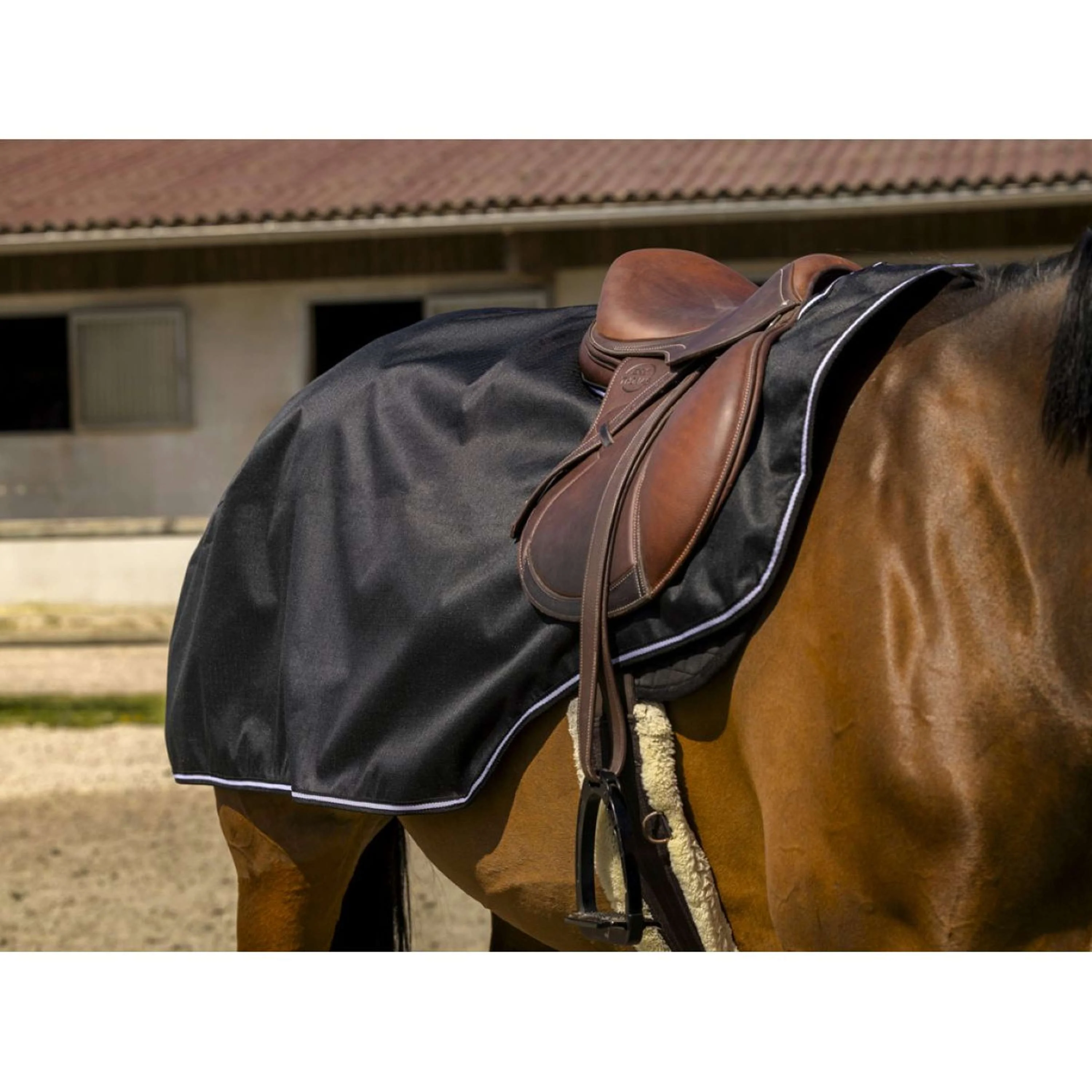 EQUITHÈME Coperta da esercizio 600D Nero - Image 2