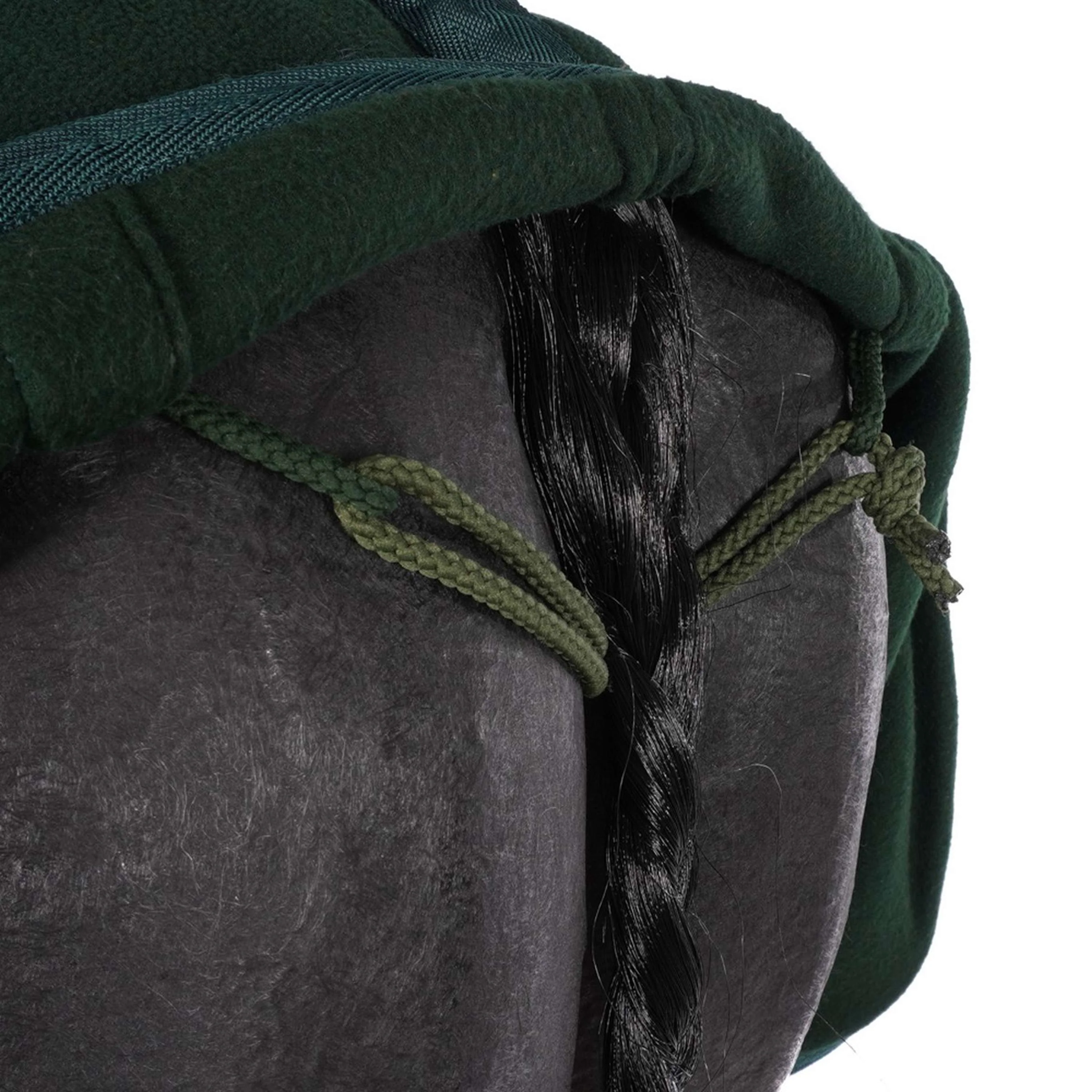 EQUITHÈME Coperta da esercizio Teddy Fleece Verde - Image 5