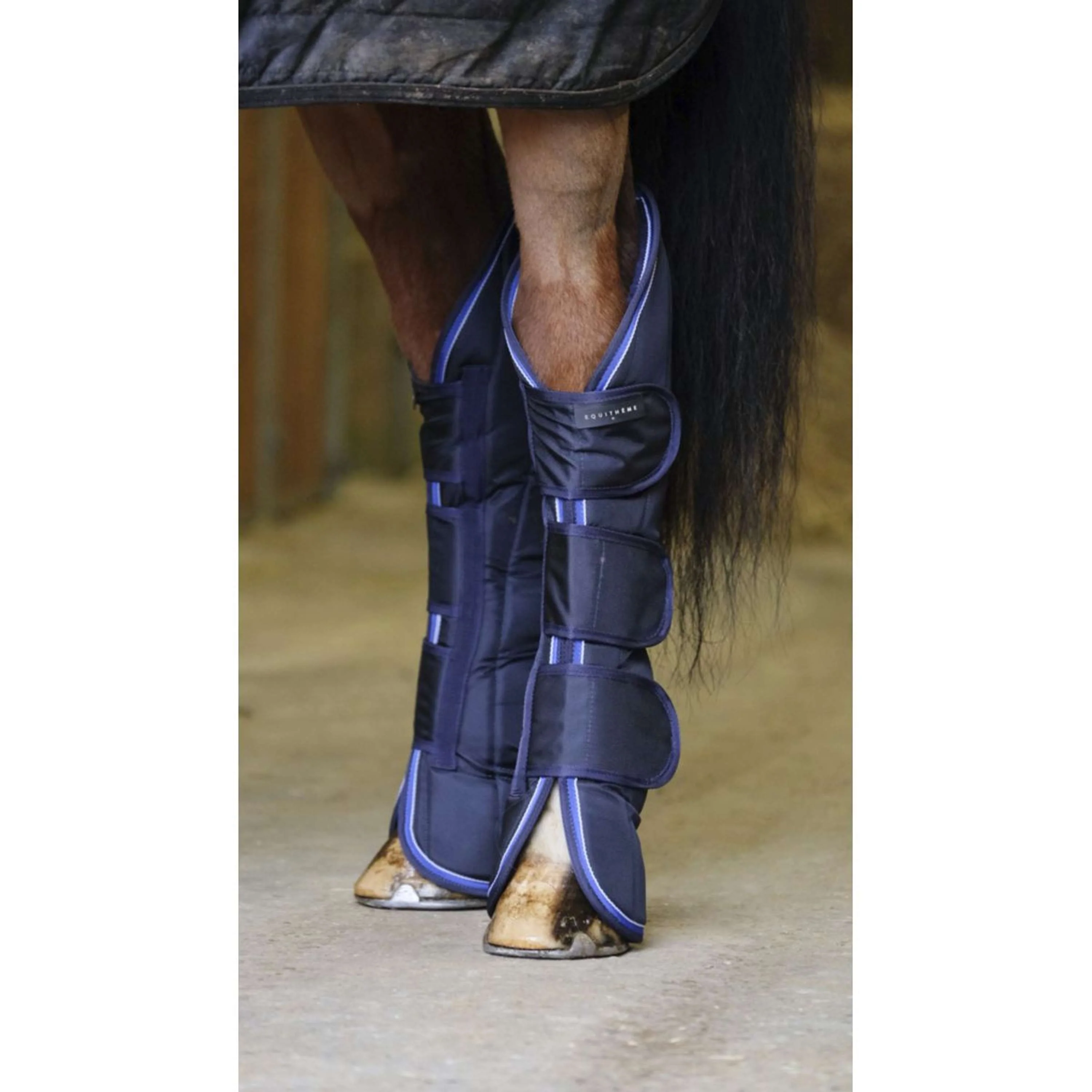 EQUITHÈME Coperta Impermeabile Pro Series Combo 1680D 0g Navy - Image 3