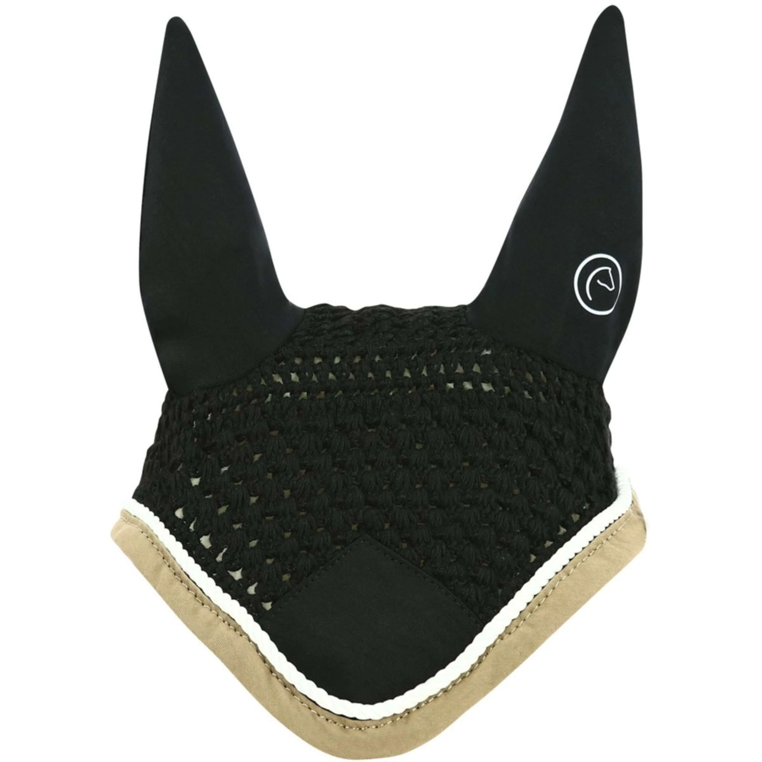 EQUITHÈME Cuffietta Polyfun Nero/Tortora