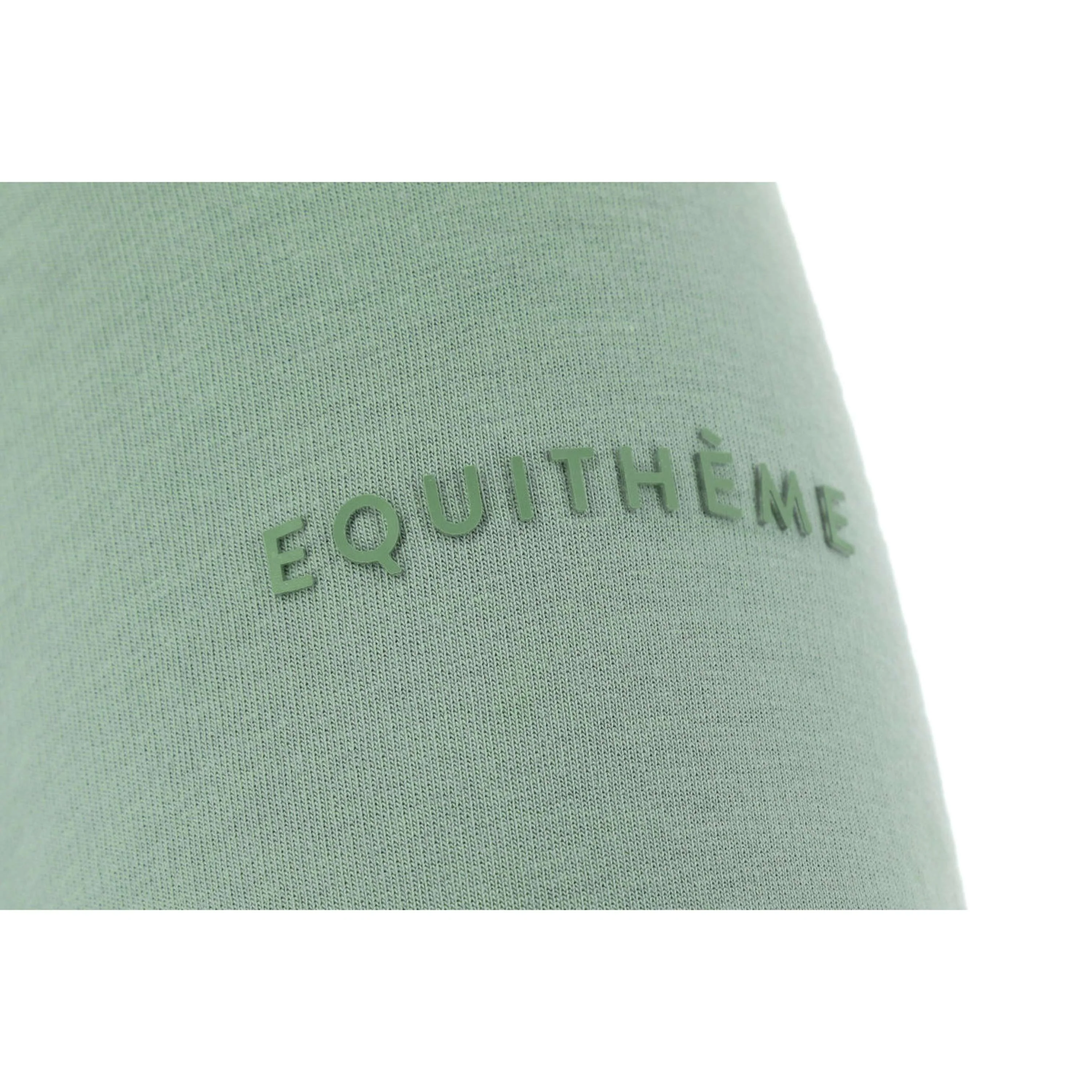 EQUITHÈME Felpa con cappuccio Axel Unisex Khaki - Image 4