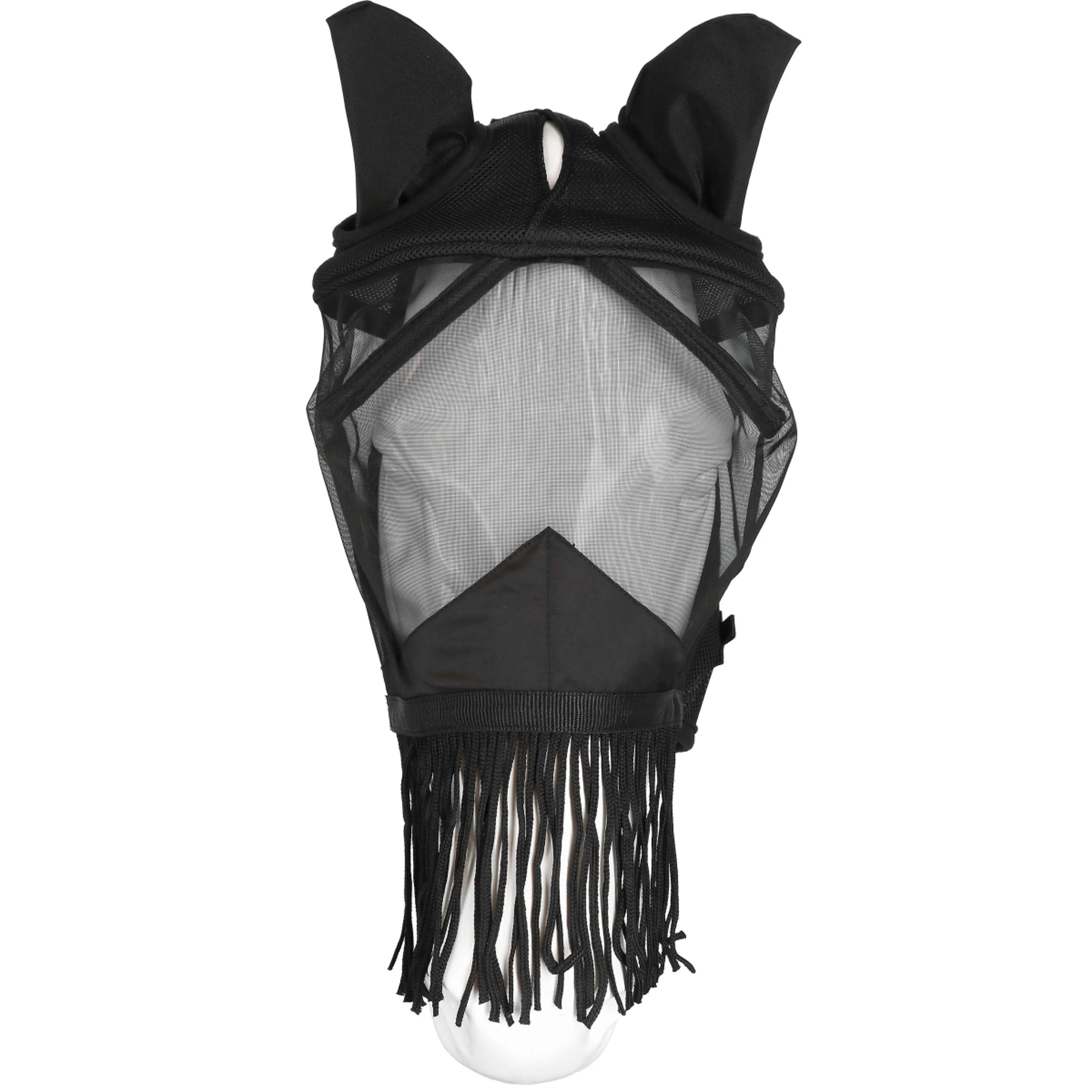 EQUITHÈME Maschera per Mosche Franges con Protezione UV Nero - Image 5