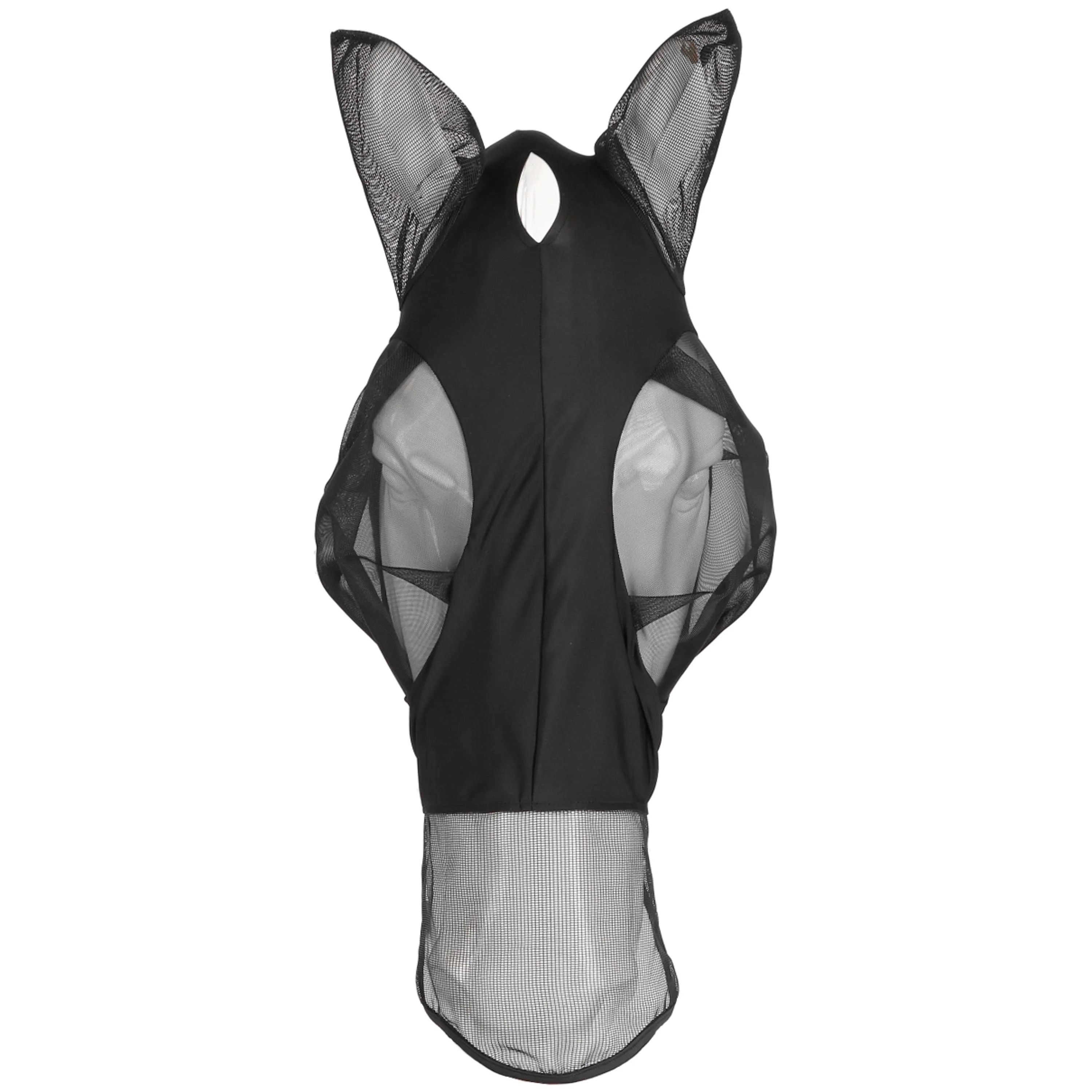 EQUITHÈME Maschera per Mosche Hood con Protezione UV Nero - Image 5