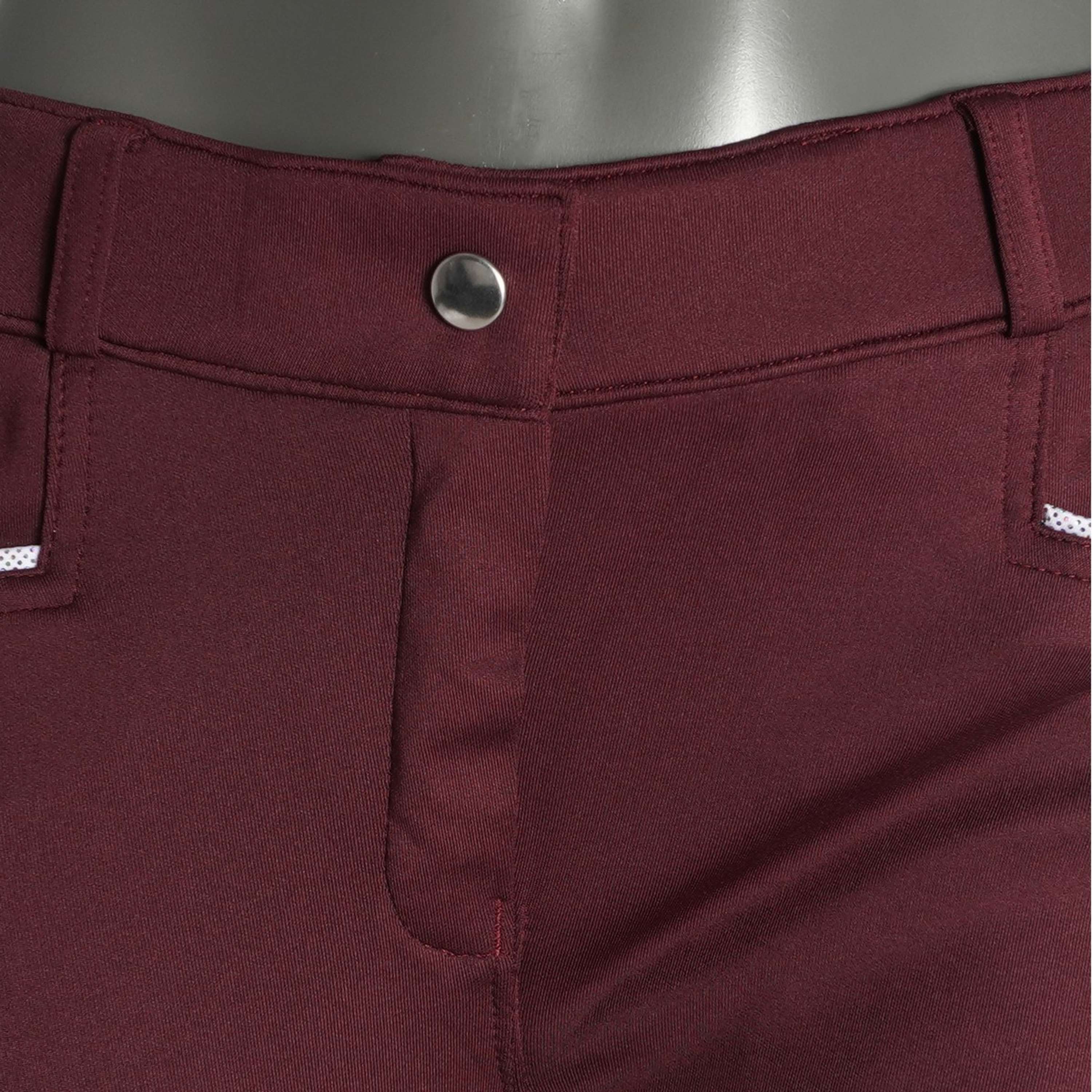 EQUITHÈME Pantaloni da Equitazione Claudine Bordeaux - Image 5