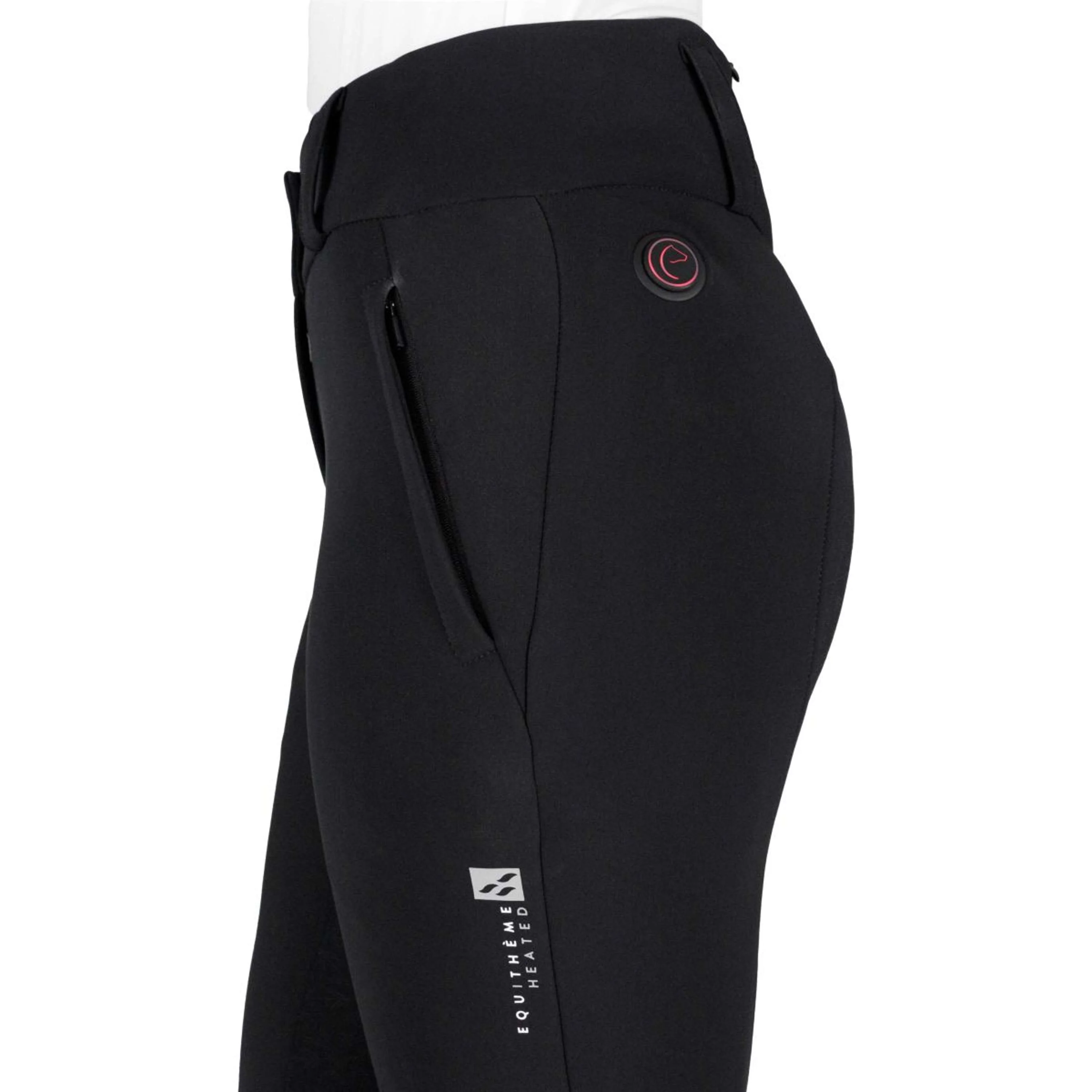 EQUITHÈME Pantaloni da Equitazione Sierra Heated Full Grip Nero - Image 2