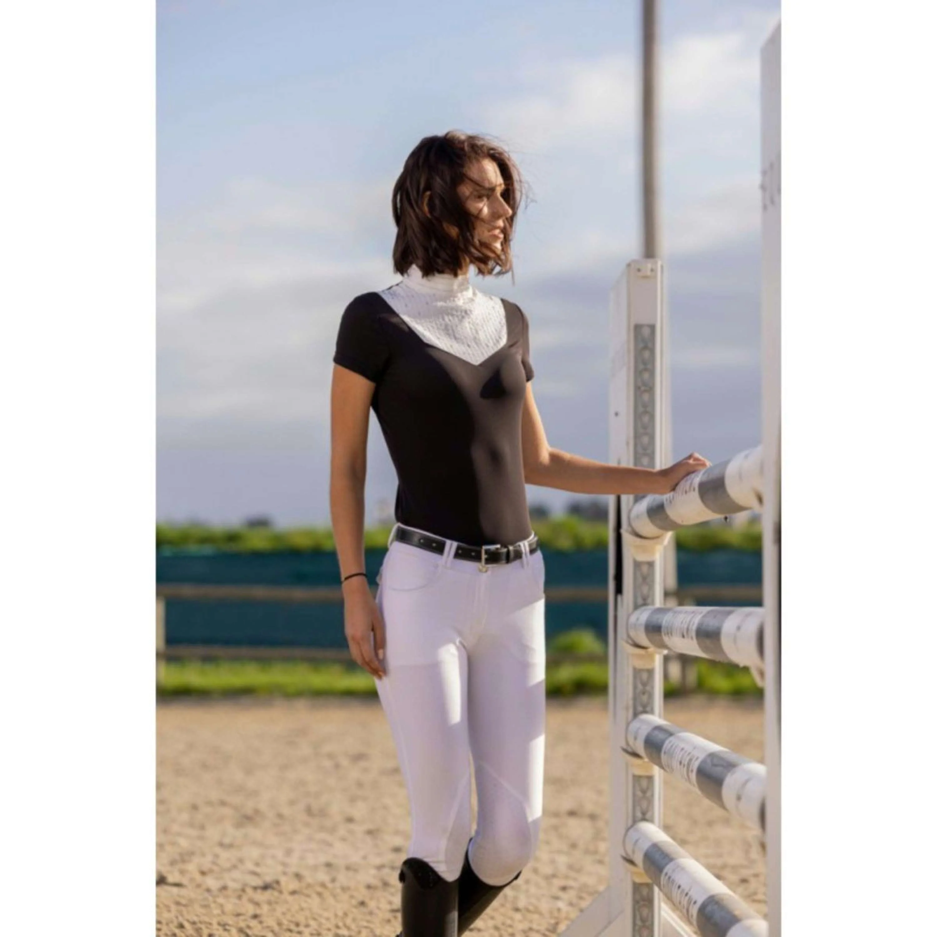 EQUITHÈME Polo Lerma Nero - Image 5