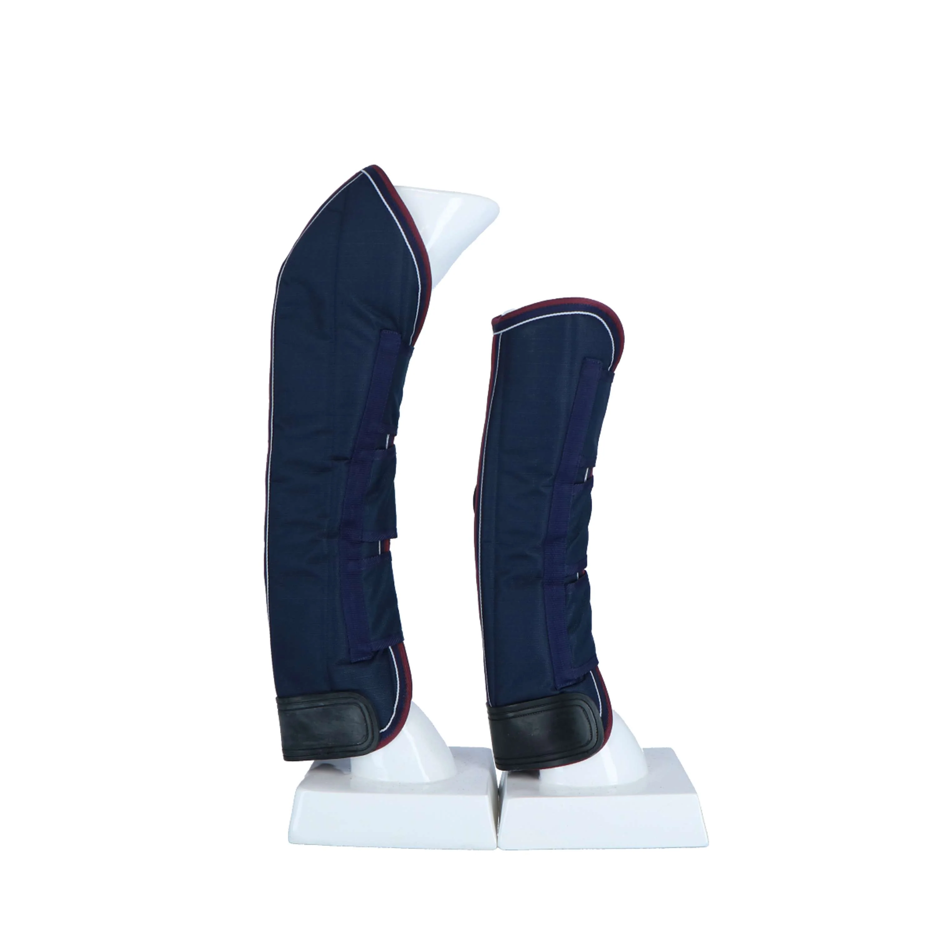EQUITHÈME Protettori da trasporto Blu navy/Borgogna/Bianco - Image 3