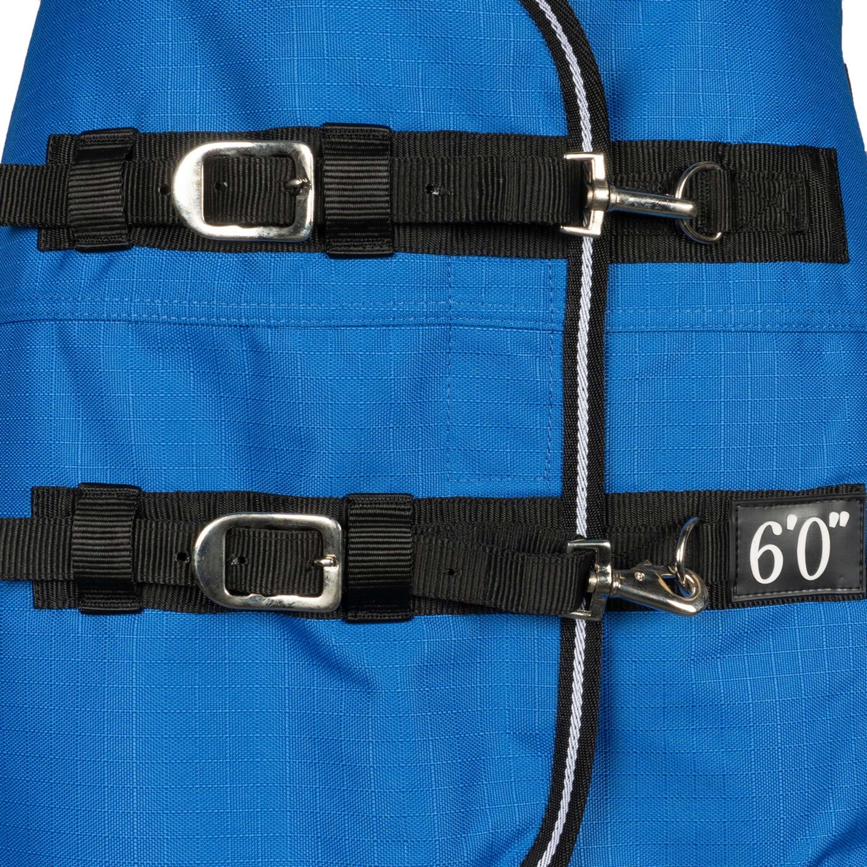 EQUITHÈME Tappeto da Esterno 1200D 150g Aisance High Neck Royal Blue - Image 4