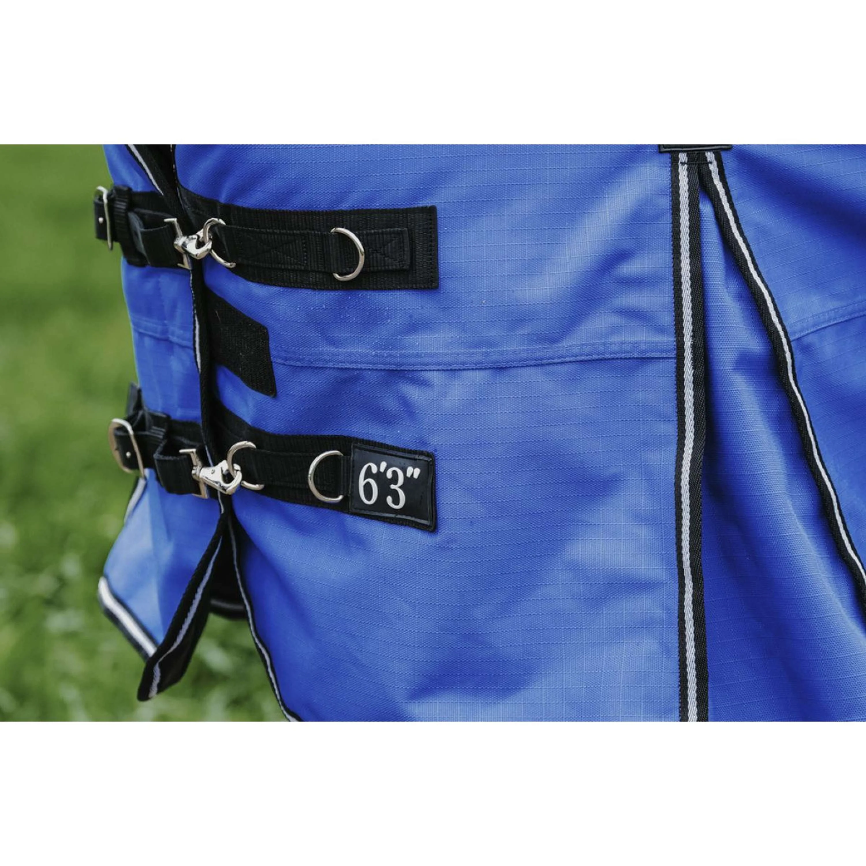 EQUITHÈME Tappeto da Esterno 1200D 300g Aisance Combo Royal Blue - Image 5