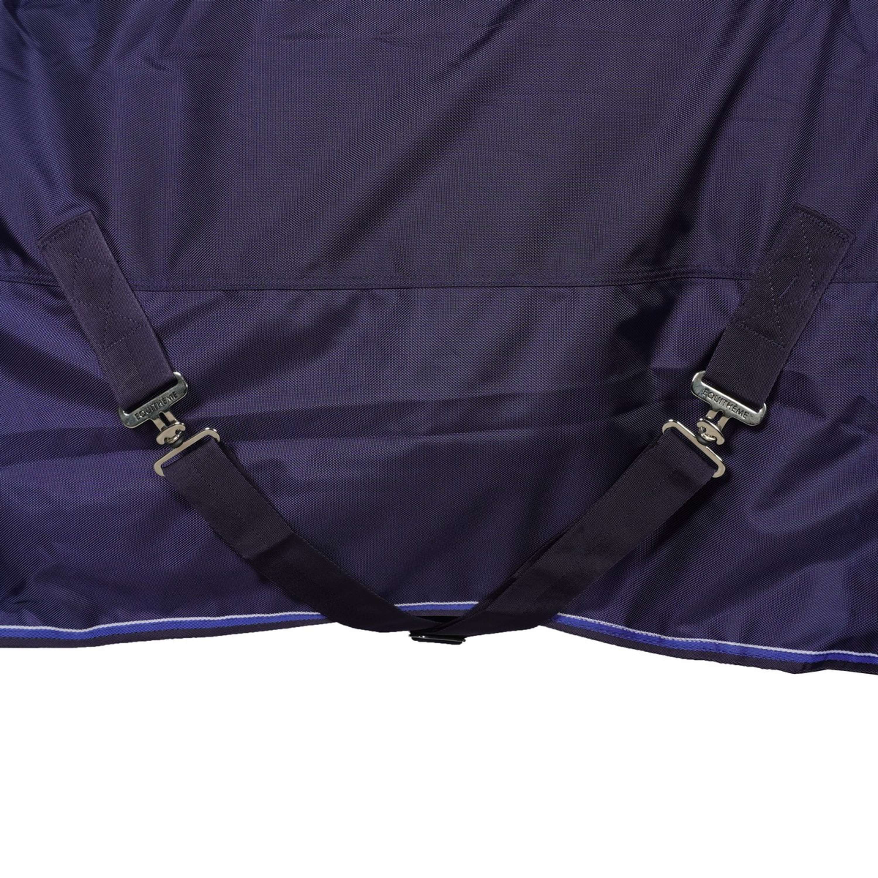EQUITHÈME Tappeto da Esterno Pro Series Tyrex 1680D 220g con collo Navy - Image 7