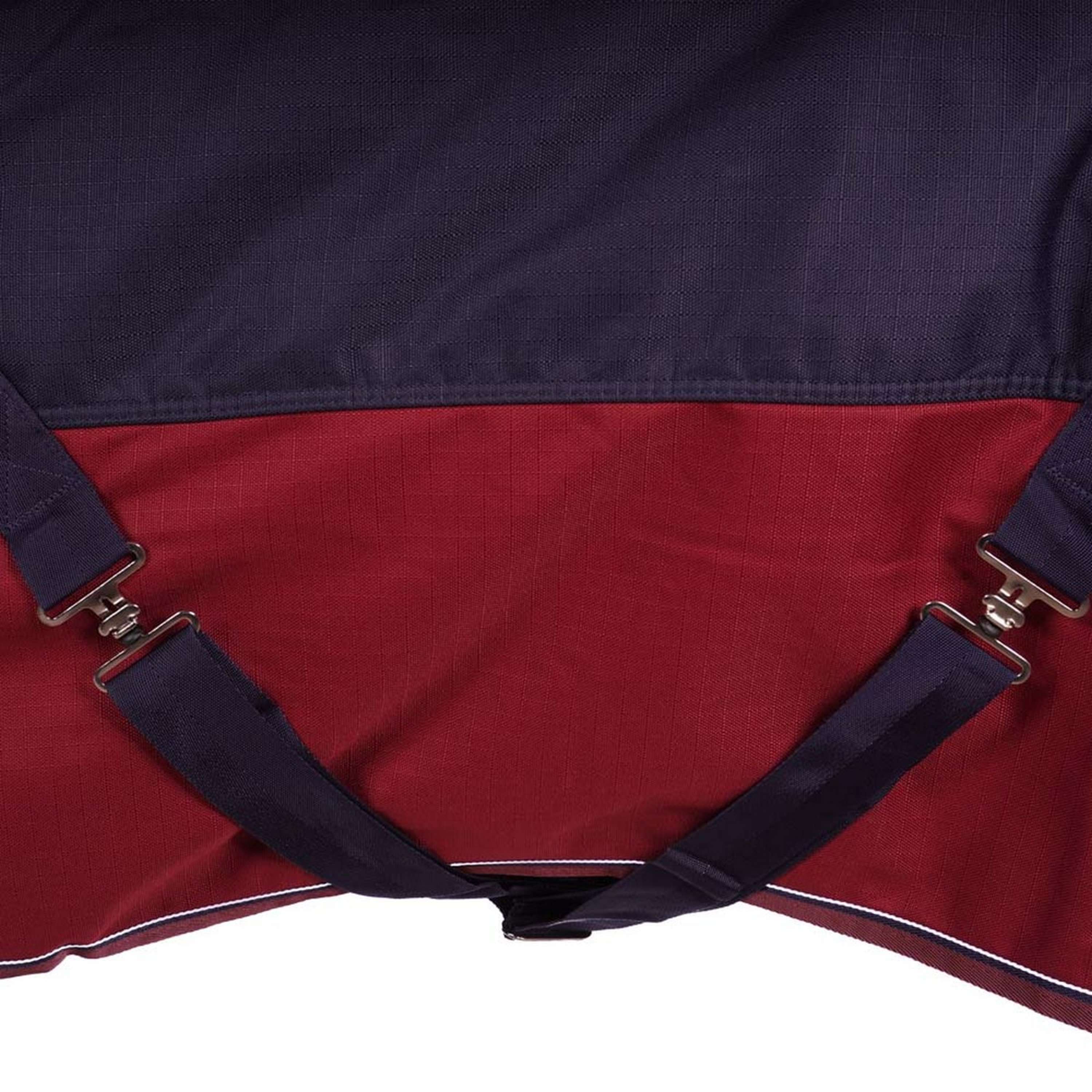 EQUITHÈME Tappeto da Esterno Tyrex 1200D 50 g Navy/Bordeaux - Image 6