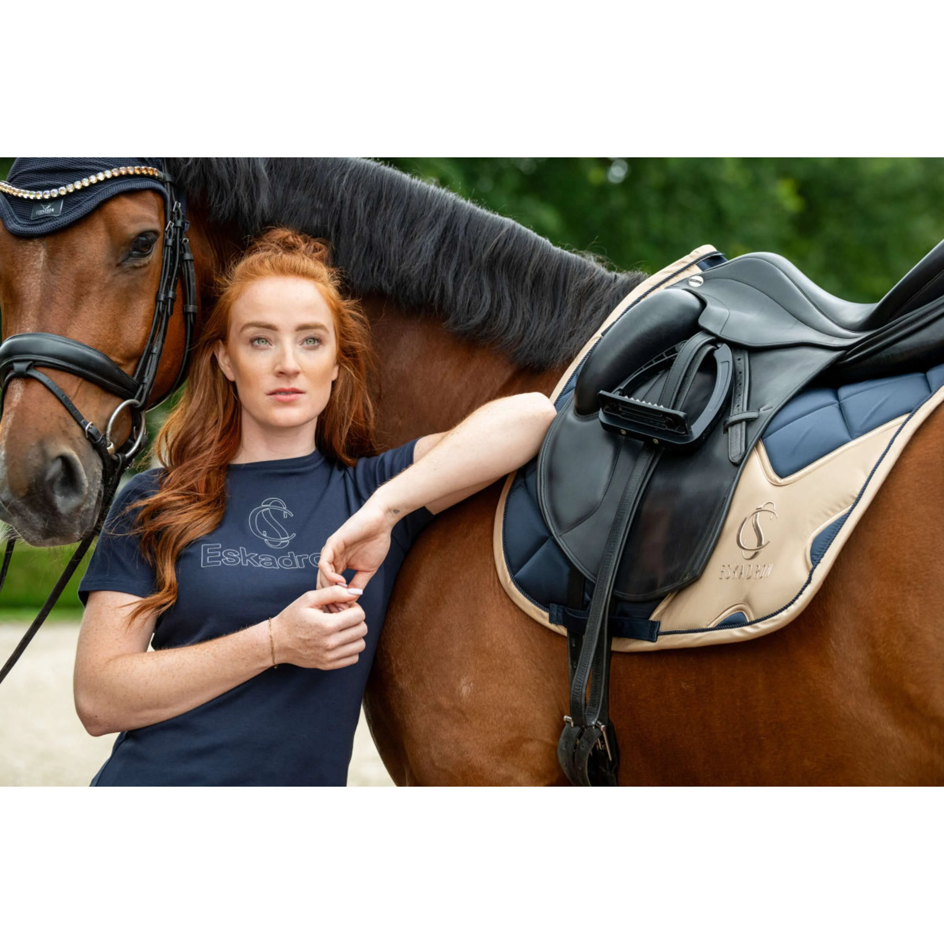 Eskadron Sottosella Classic Sports Bigross Mattgloss Dressage Navy - Image 2