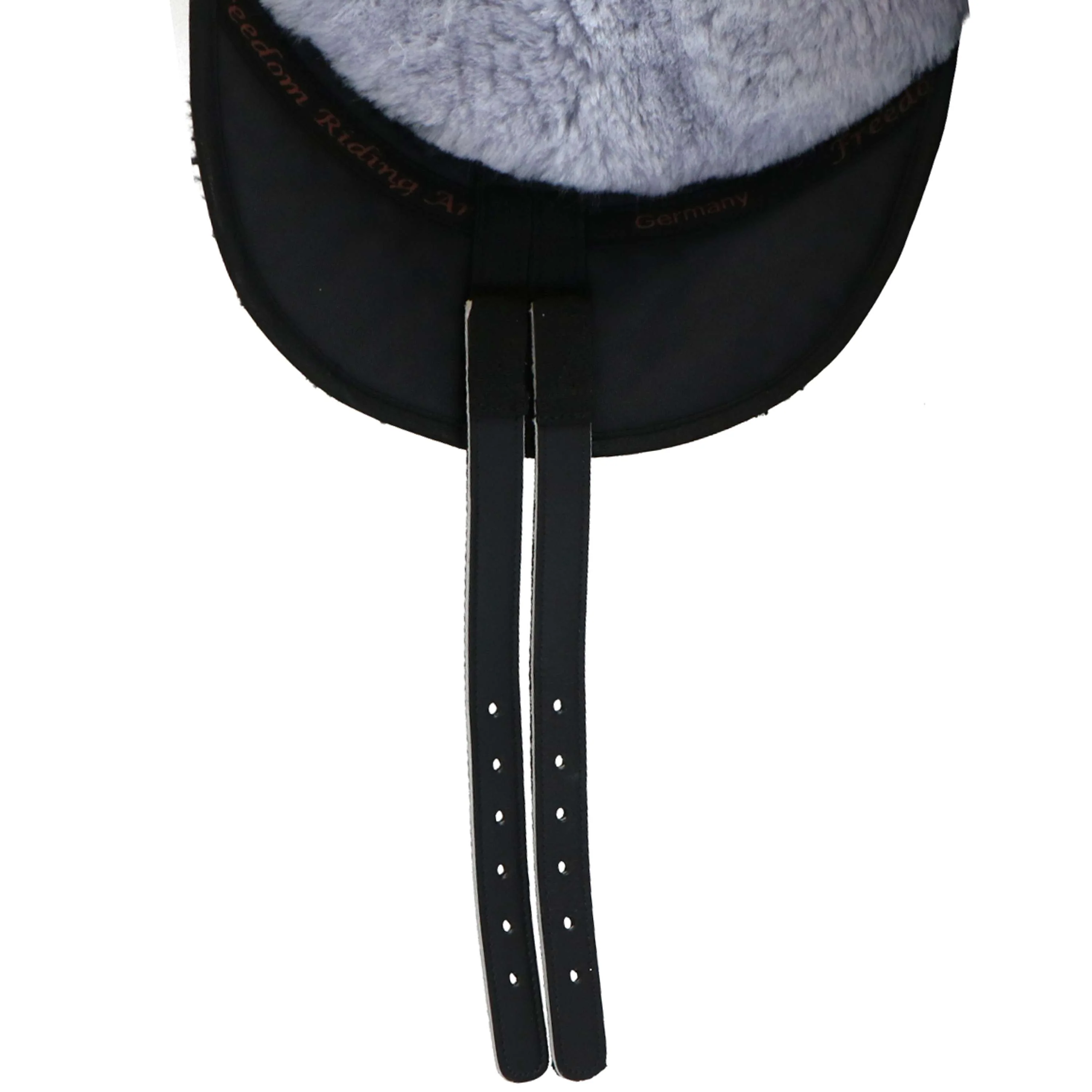 F.R.A. Cuscino per monta a pelo Macon Extra Merino Nero/Grigio - Image 4