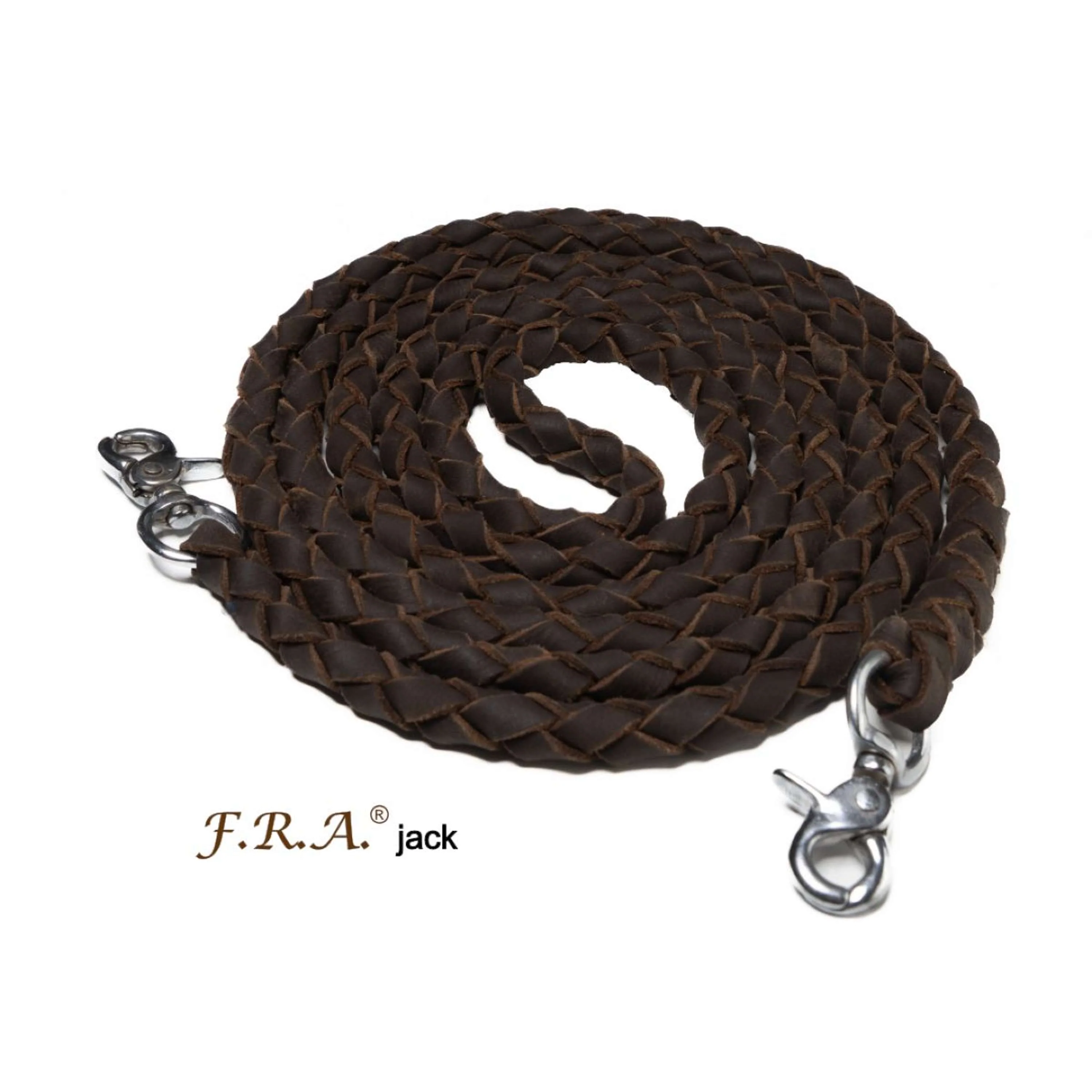 F.R.A. Redini Jack Pelle Intrecciata Nero