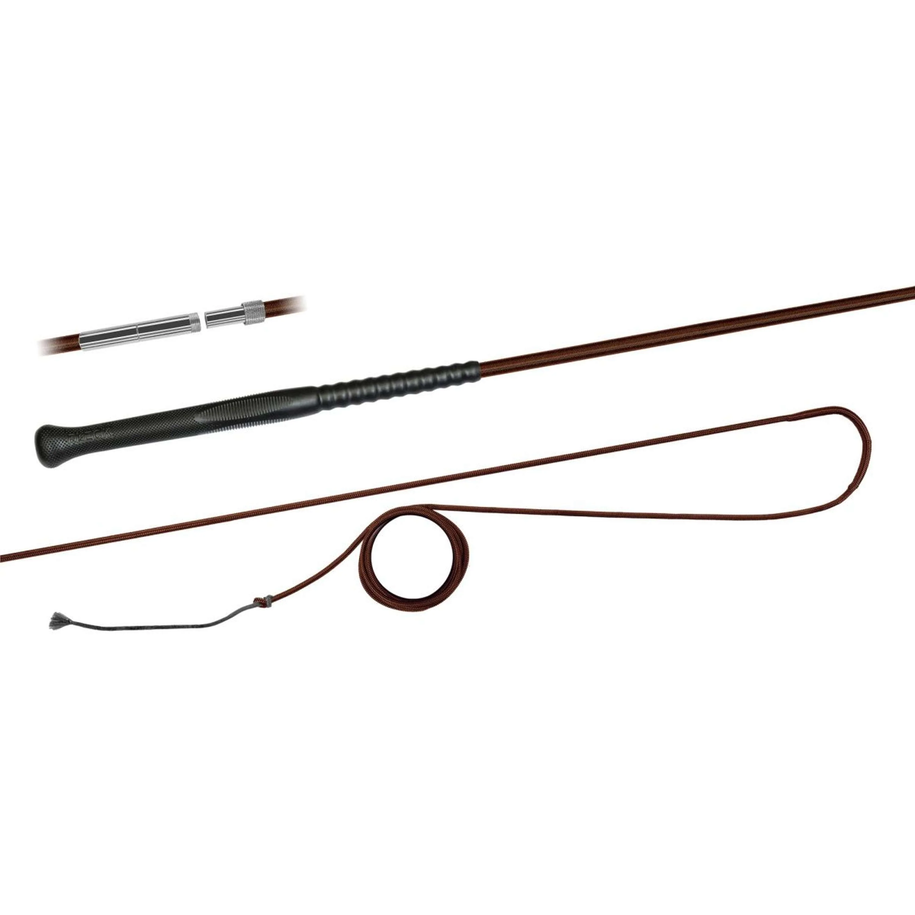Fleck Frusta da Addestramento Ergo-Grip Separabile Marrone